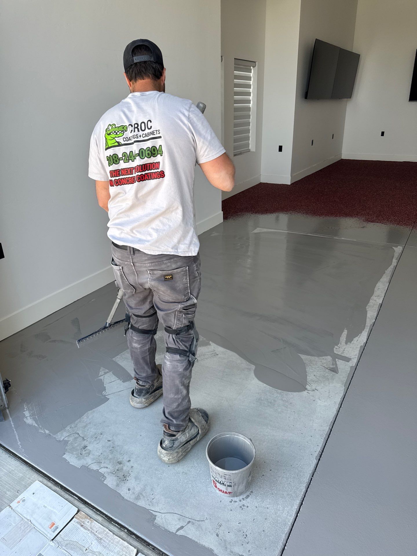Garage Transformation using Raven by Croc Coatings, LLC