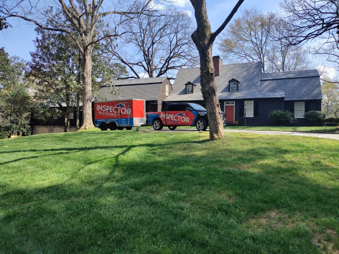 Residential Roofing Installation using Da Vinci Slate  by Inspector Roofing and Restoration