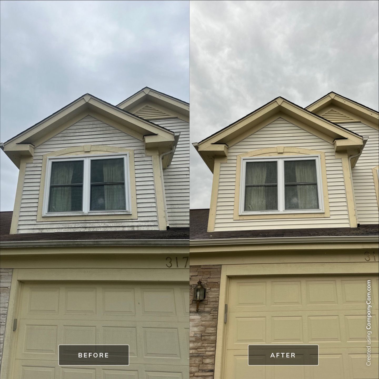 Project in Round Lake Beach by Simmons Power & Soft Washing