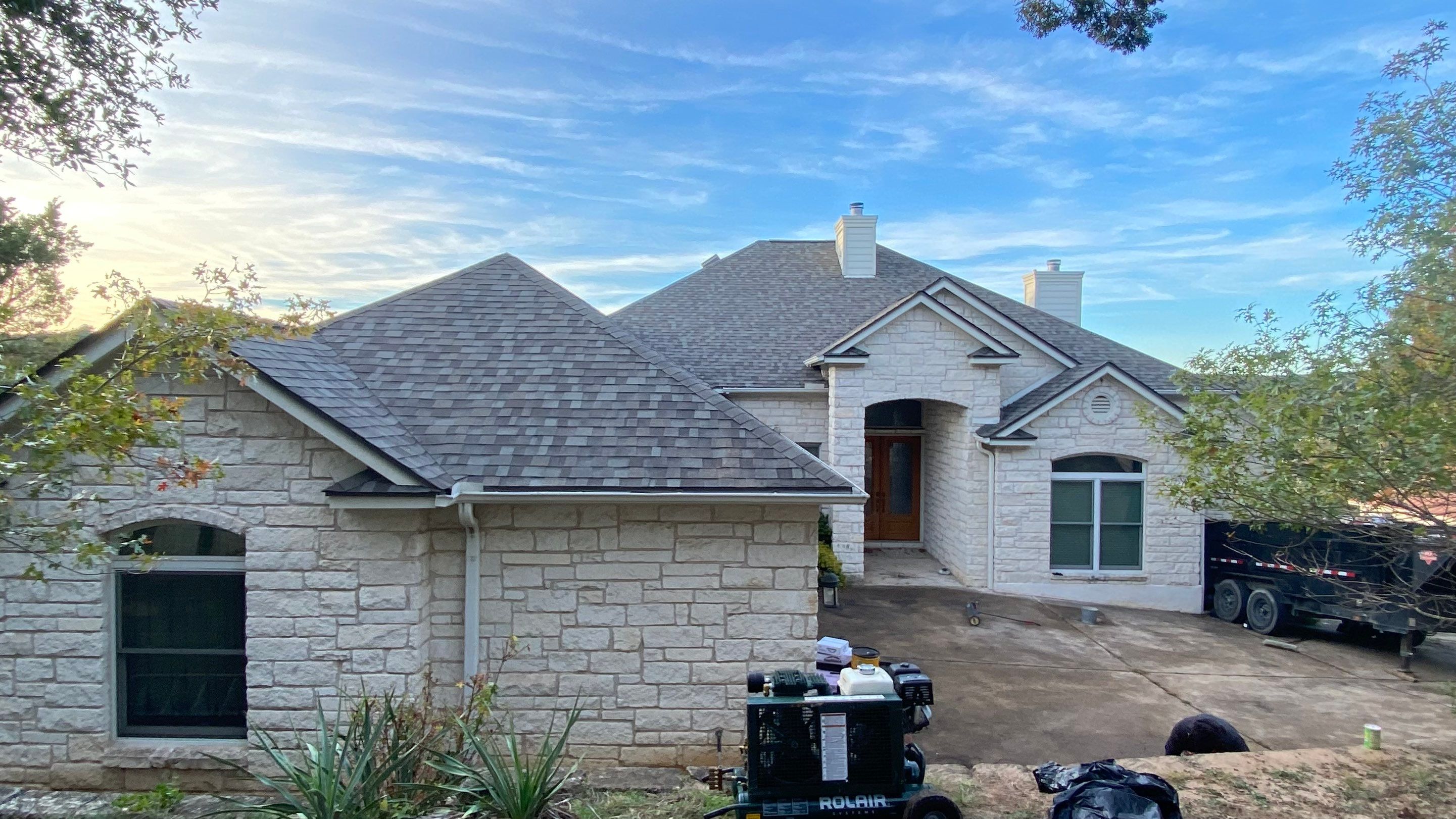 Residential Roof Replacement using Owens Corning 30 year Architectural Shingles by Premier Roofing and Contracting