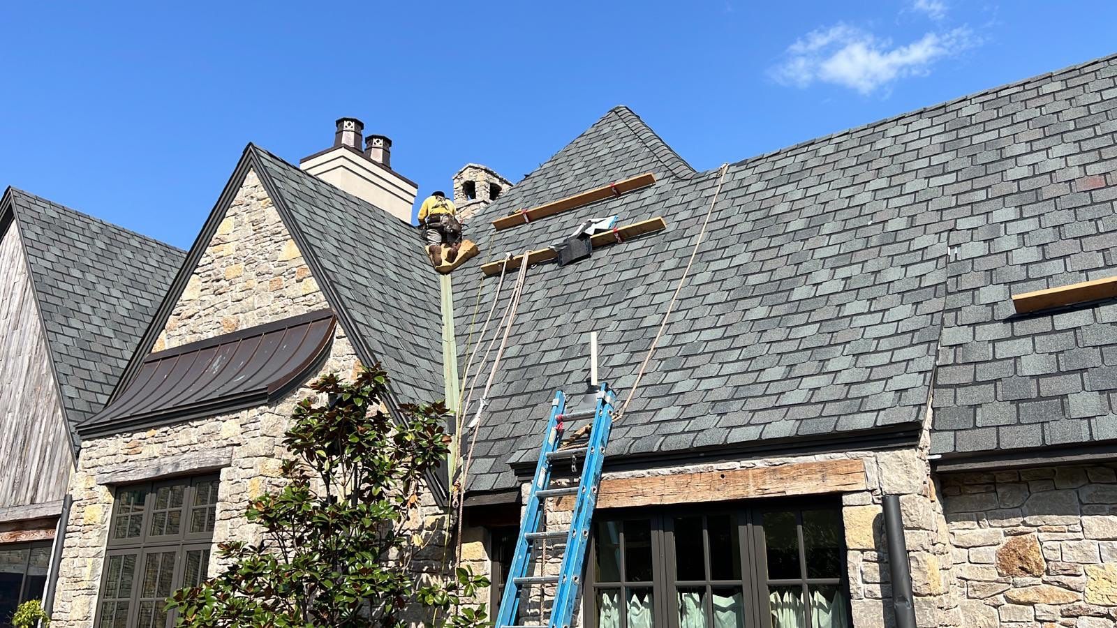 Reroof using Certainteed Belmont IR by Castillo Roofing