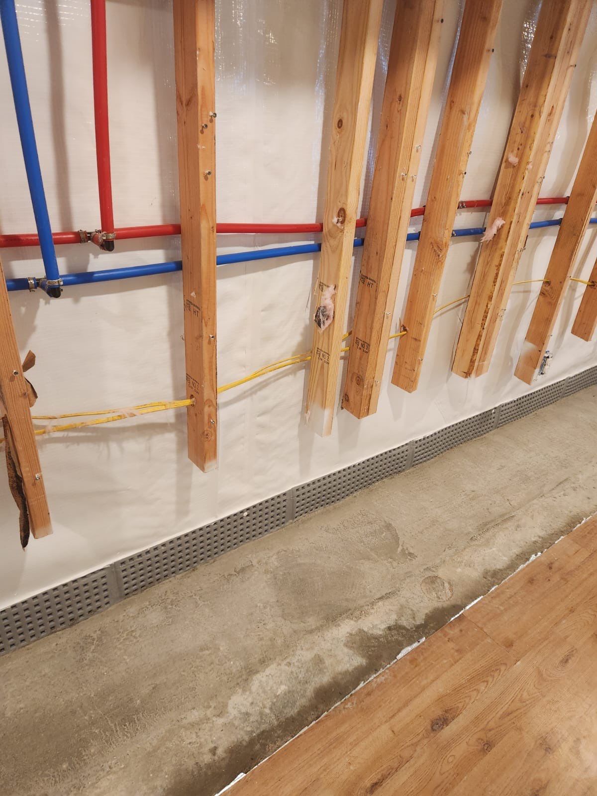 Interior French Drain & Wall Vapor Barrier Boonton NJ by Pure Service Pro, LLC 