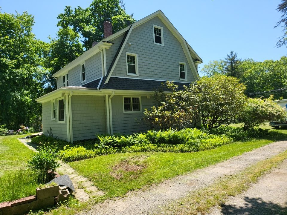 Siding Installation using Certainteed Cedar Impressions Sterling Gray by A Plus Exterior