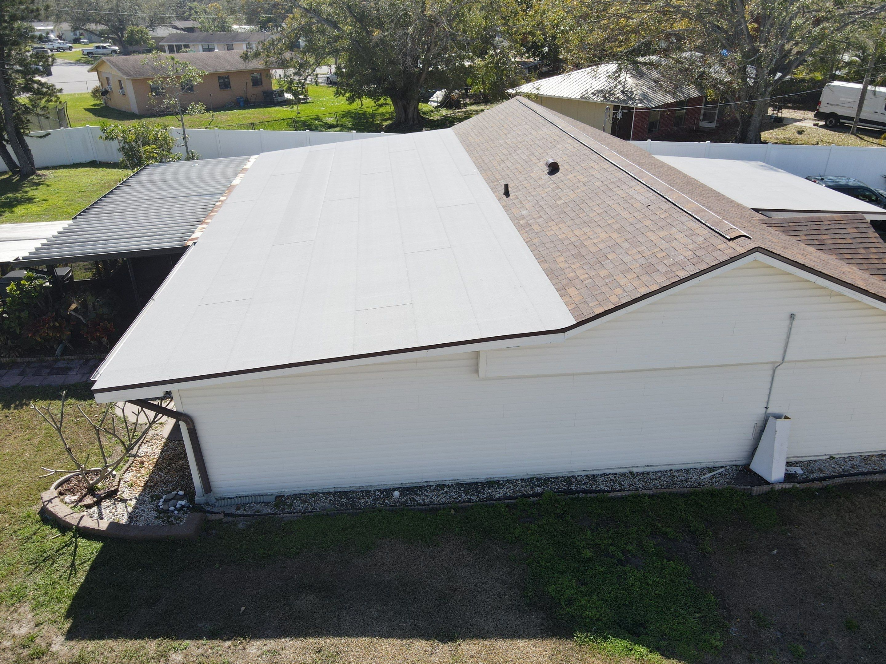 Roof Replacement in Ruskin FL. by Steadfast Roofing 