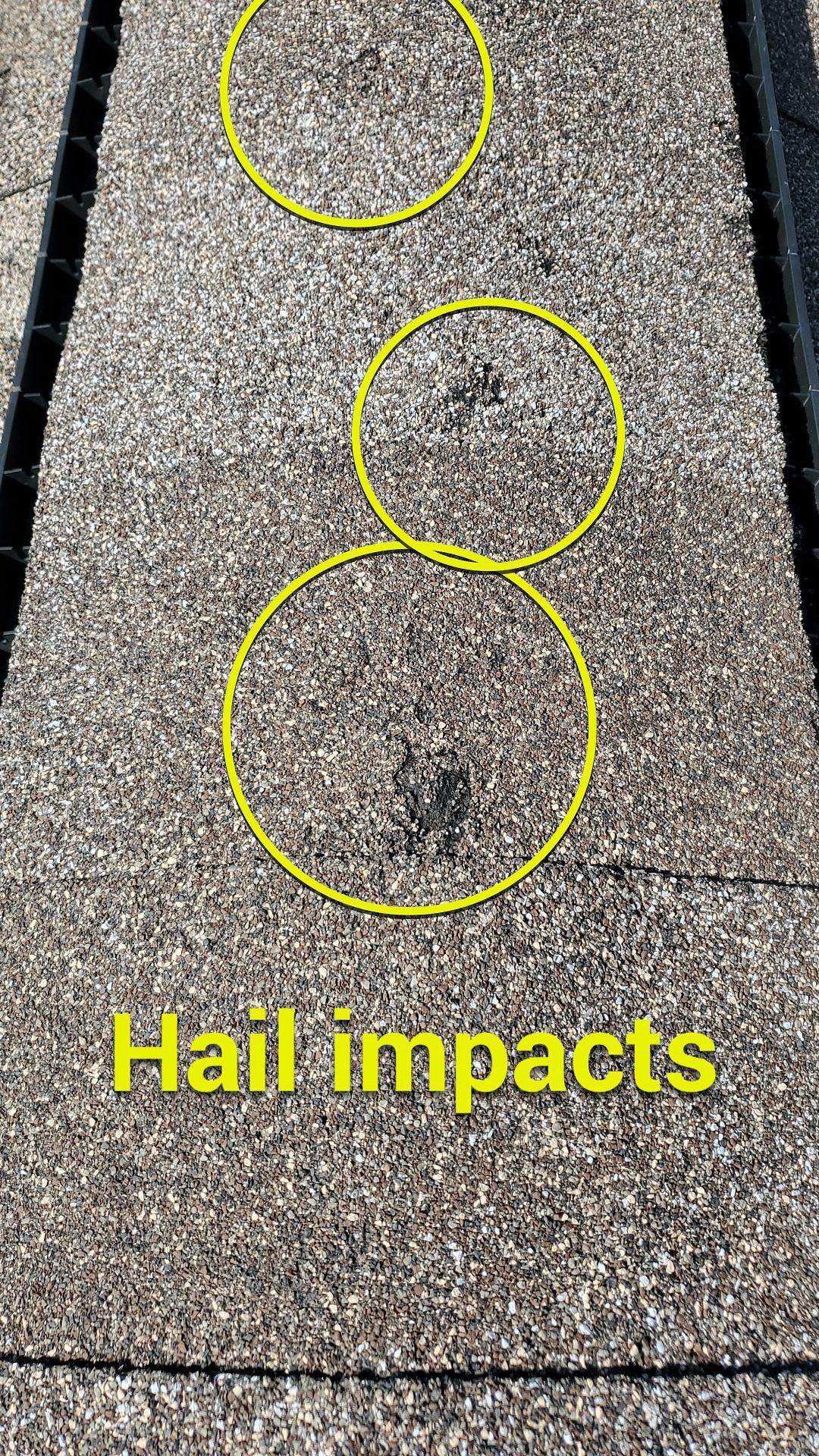 Hail Damaged Re-Roof by White Castle Roofing