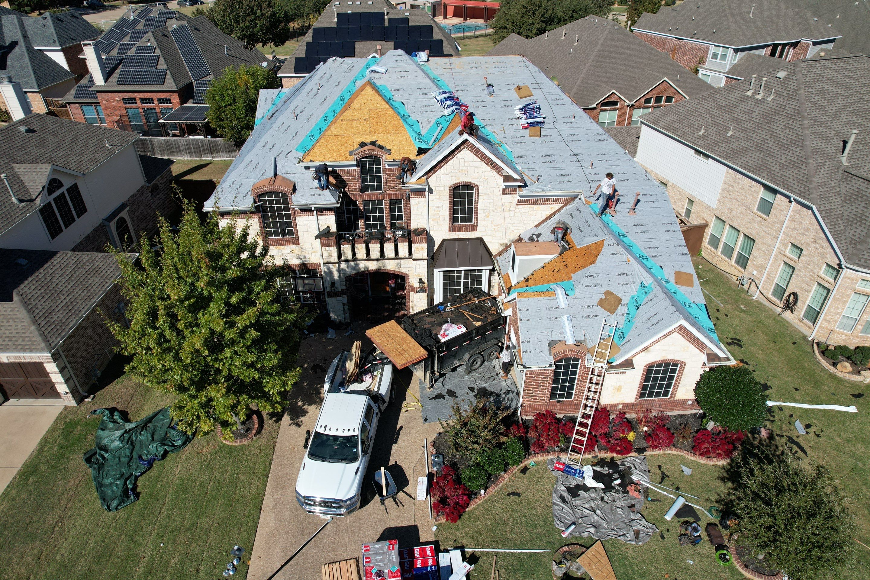 Project in Gand Prairie  by Zeus Exteriors