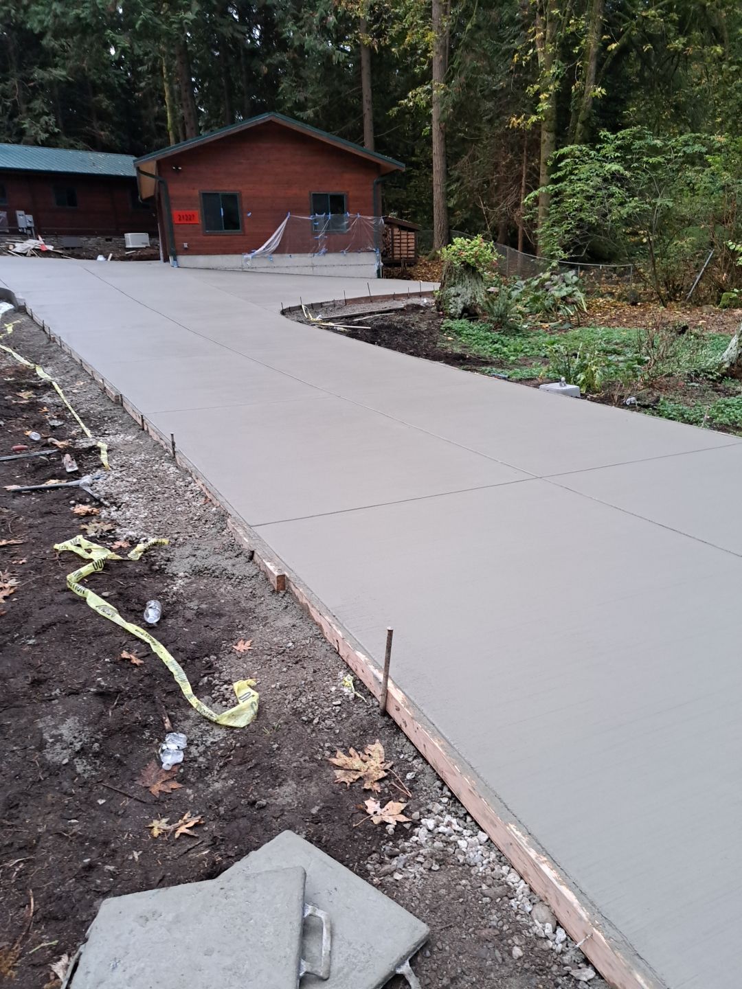 Pia | Custom Concrete Driveway, Walkway & Floating Steps by Jireh Asphalt & Concrete Inc 