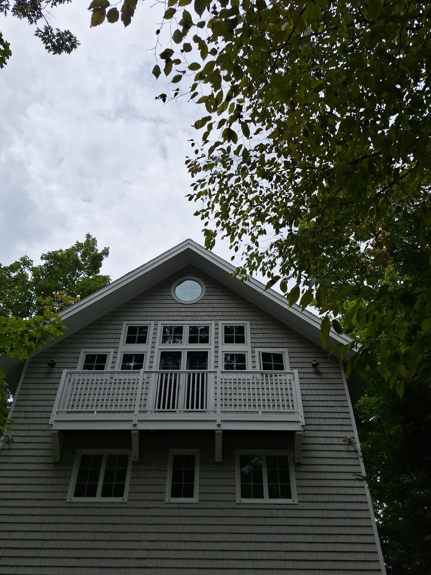 Lakefront Deck Pressure Washing, Exterior Wood Staining, and Painting in West Olive MI by Gordon Painting