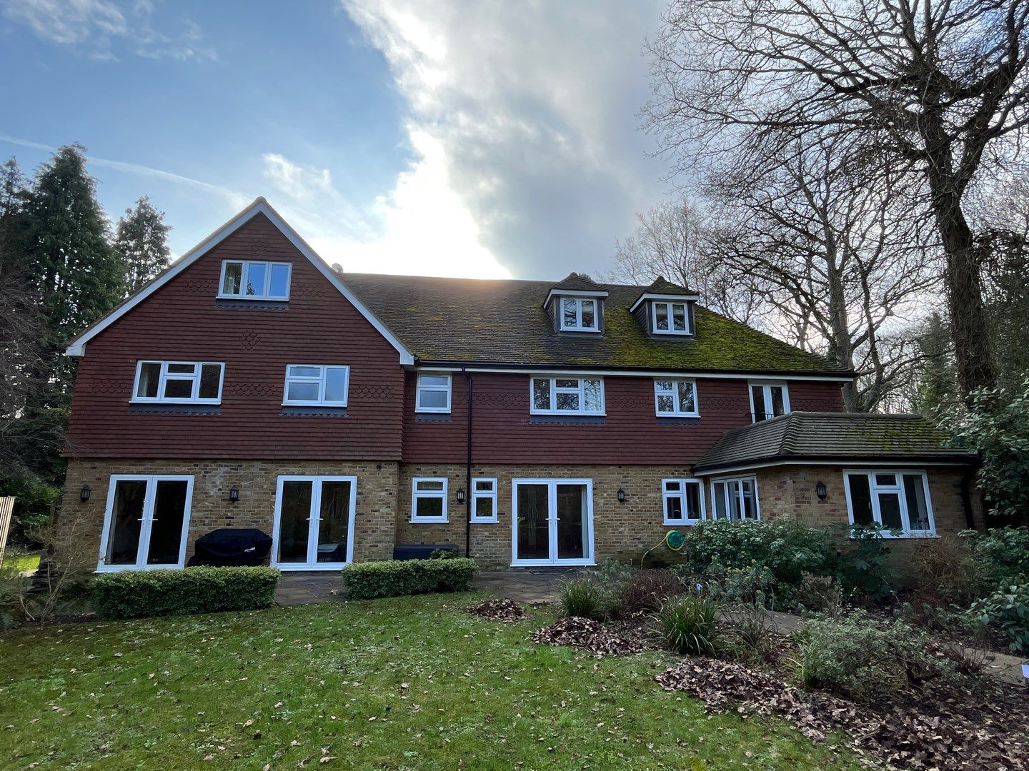 Exterior Clean - Roof - Patio using Honda 15lpm Low Pressure Washing Machine by Ges Exterior Cleaning ltd