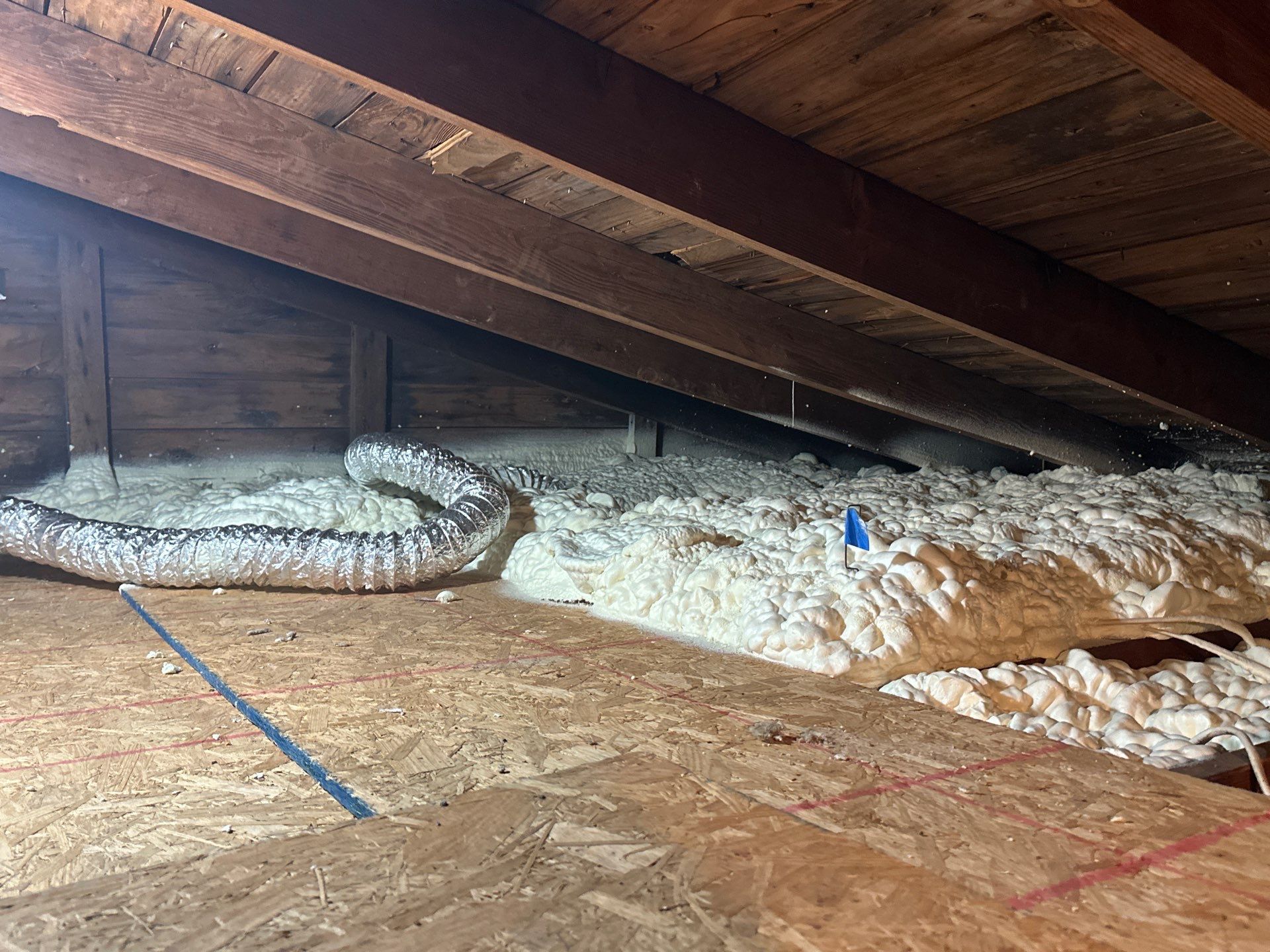 Open Cell to an Attic Flat by NYS Foam & Energy