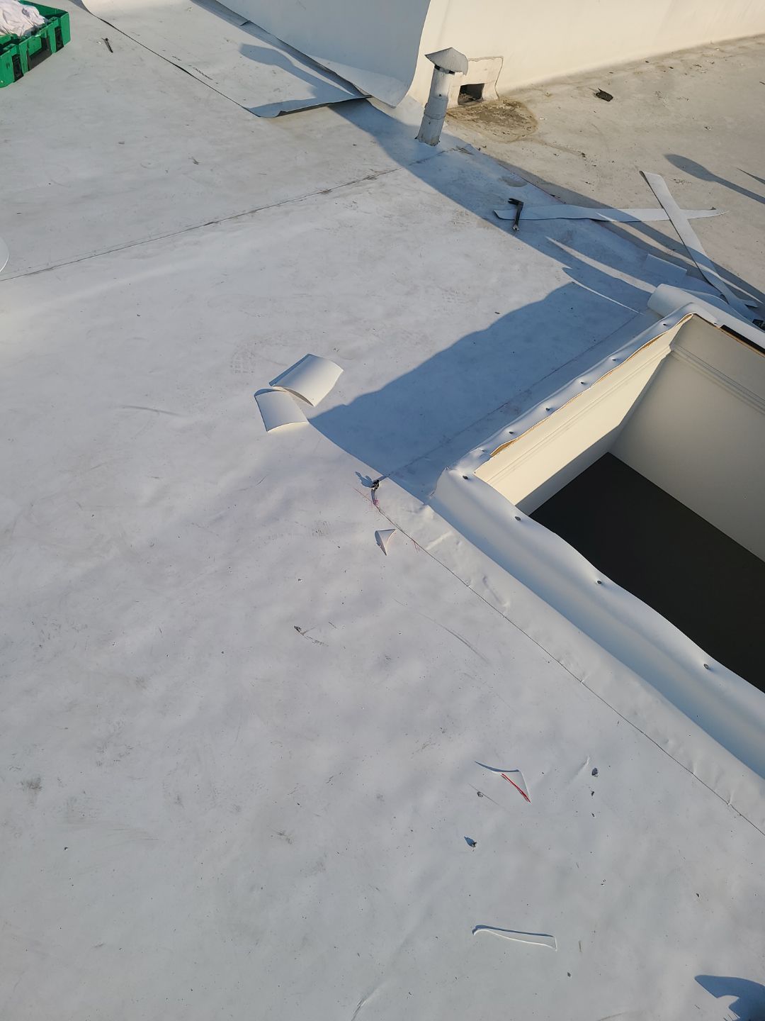 Alexandria: Carlisle Syntec TPO Flat Roof Installation by RM Banning, Inc.