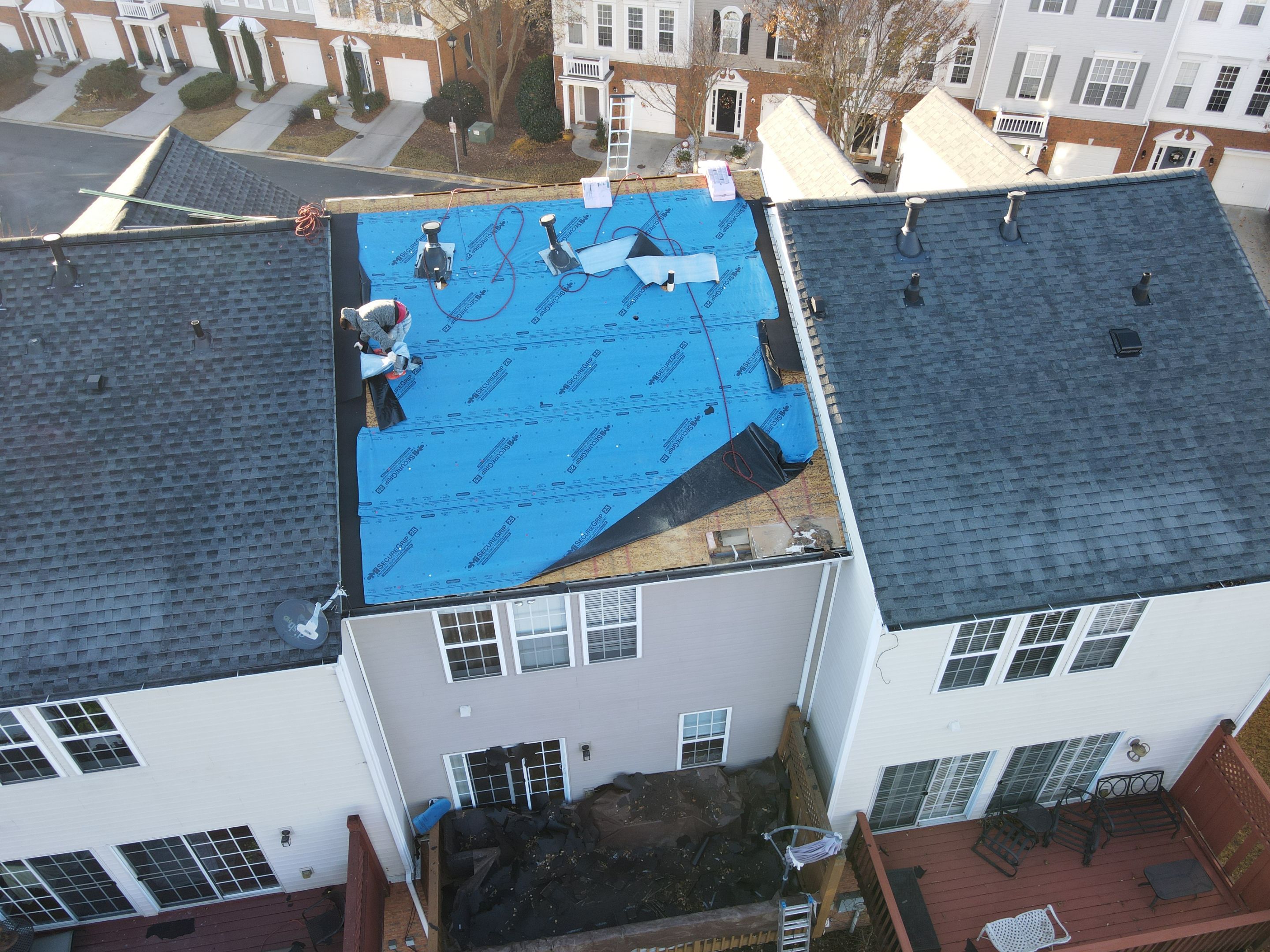 Residential Roofing Installation using Owens Corning by Inspector Roofing and Restoration