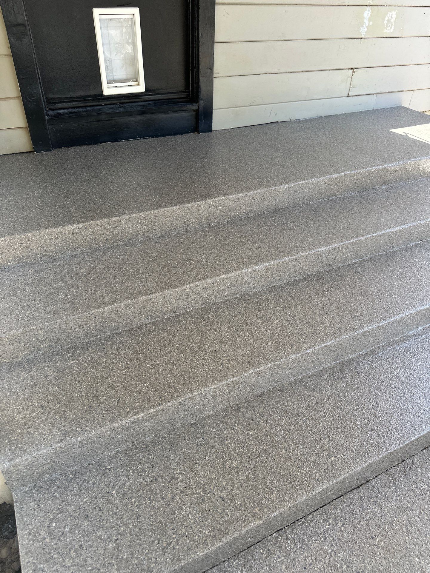 Obsidian Polyurea Coating for Atascadero Porch and Steps by MGP Coatings