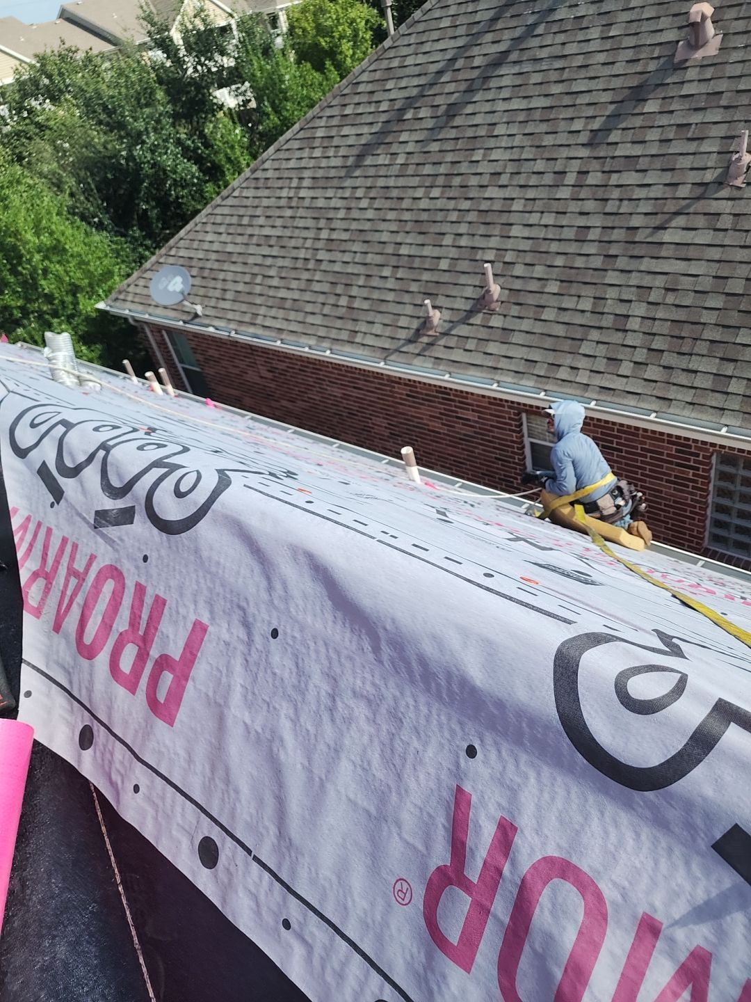 Residential Roofing Installation using Owen's Corning Duration (Lifetime) Shingles by Roof Repair Company