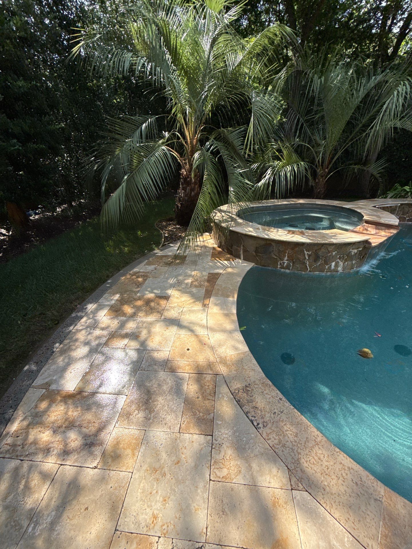 Pool Pavers using Concrete Sealant by DuraSeal