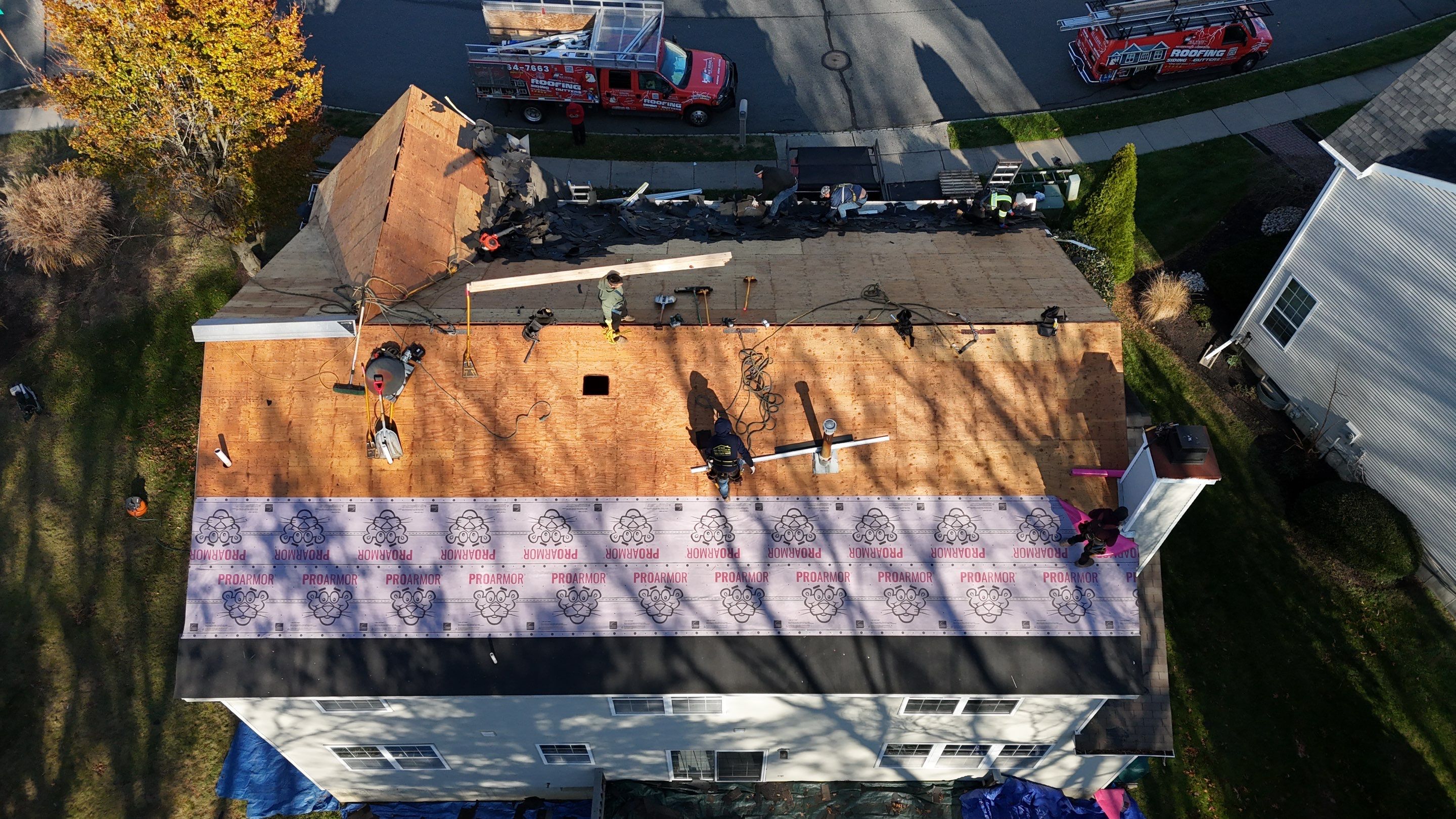 Roof Project in East Brunswick by All State Home Improvement Inc.