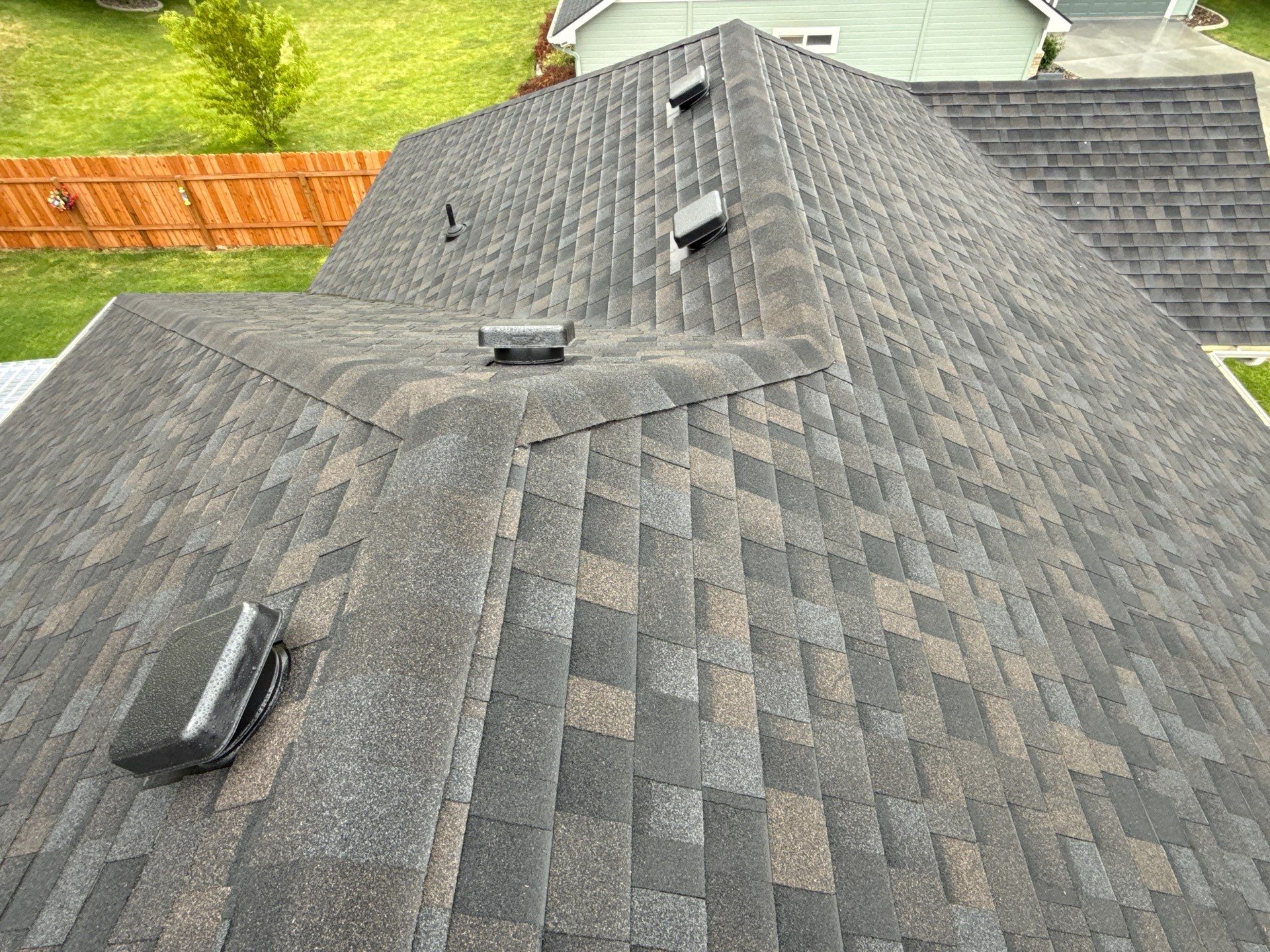 Architectural Shingle Roof Replacement and New Ventilation in Boise by Olive Roofing