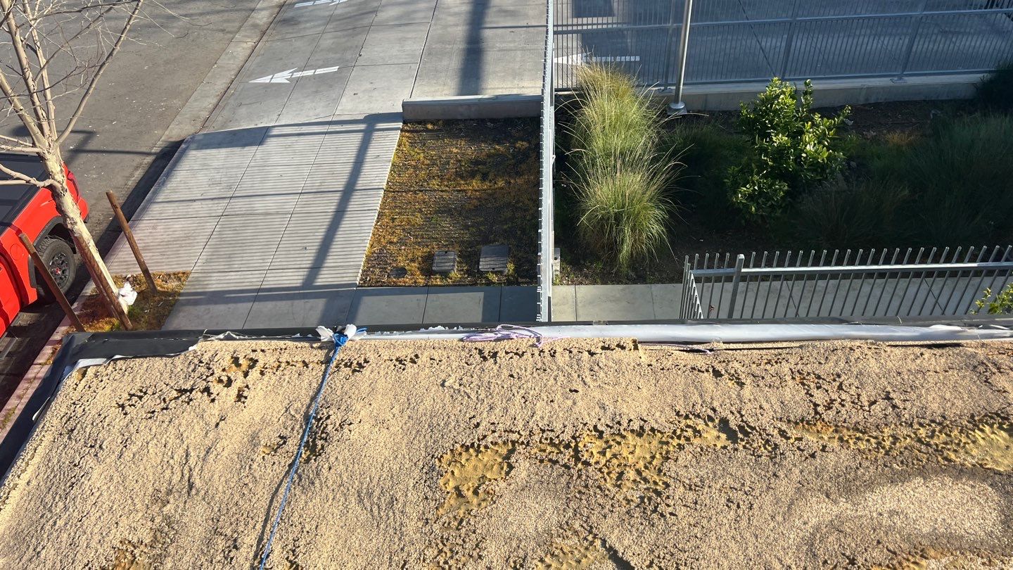 Foam Refurbish using Conklin Benchmark/PUMA XL coatings and spray foam by Straight Edge Roofing Inc