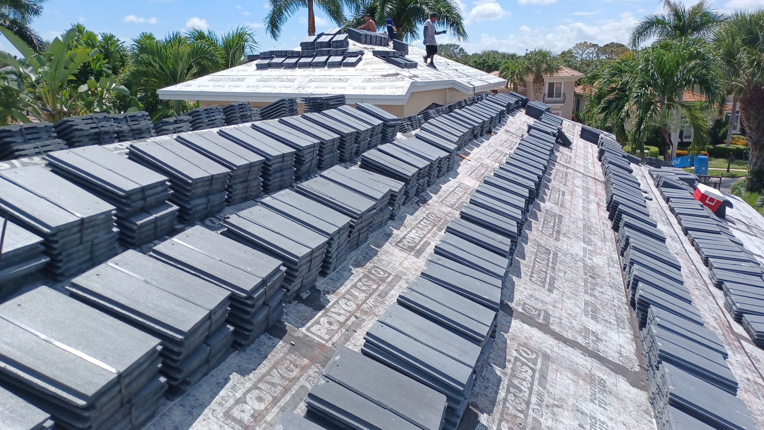 Residential Roofing Installation using WestLake Roofing Tile by BLUES BROTHERS ROOFING