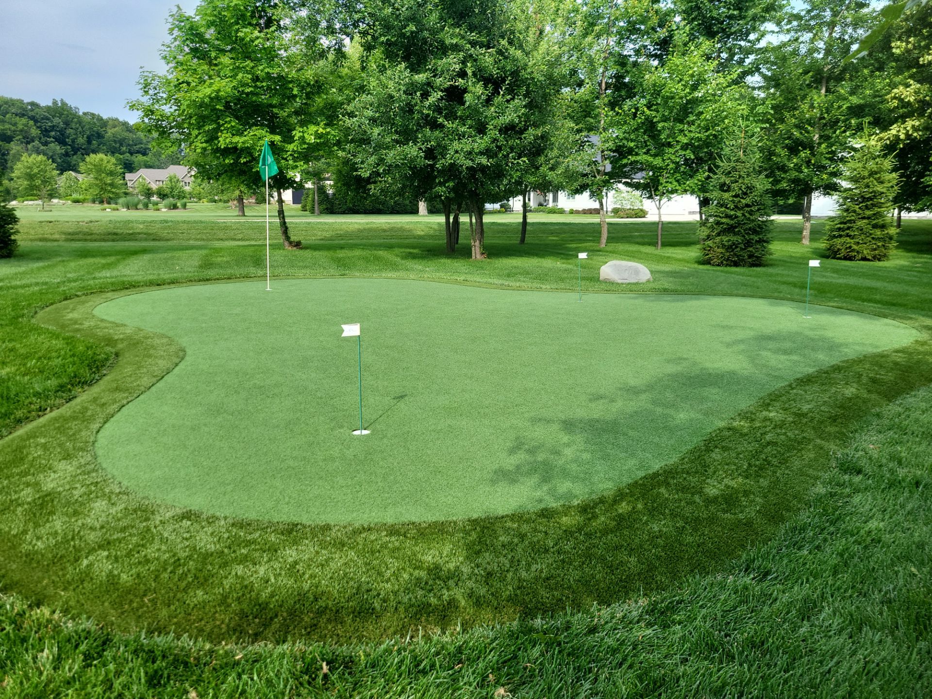 Backyard Putting Green for Galena Home by Southwest Greens Midwest