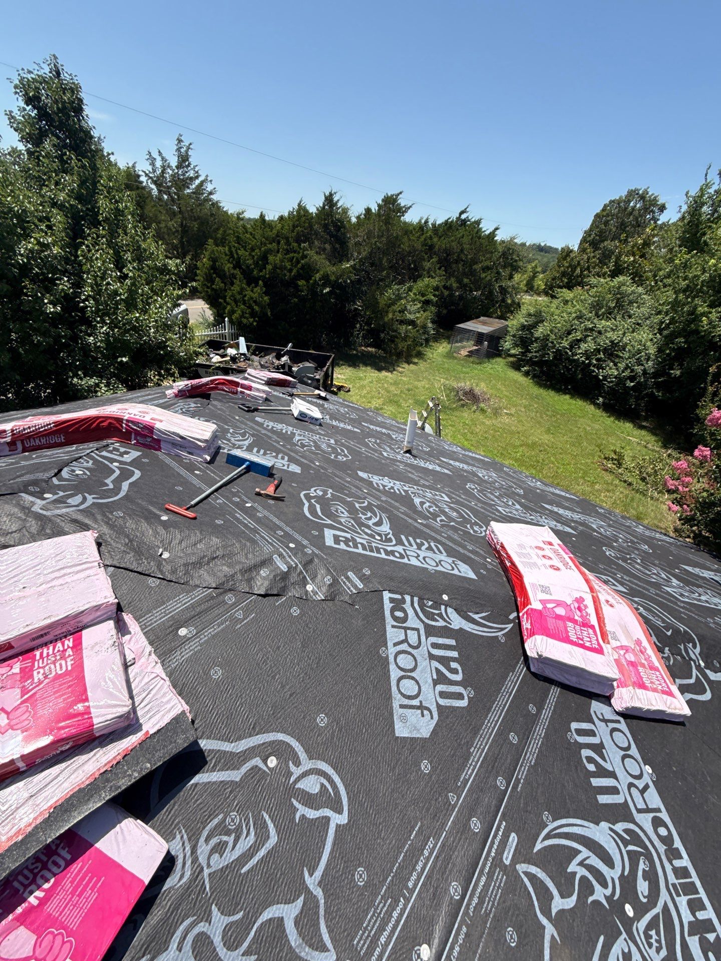 2 layers tear off & installation of new architectural shingles. by In & Out Construction & Remodeling, LLC
