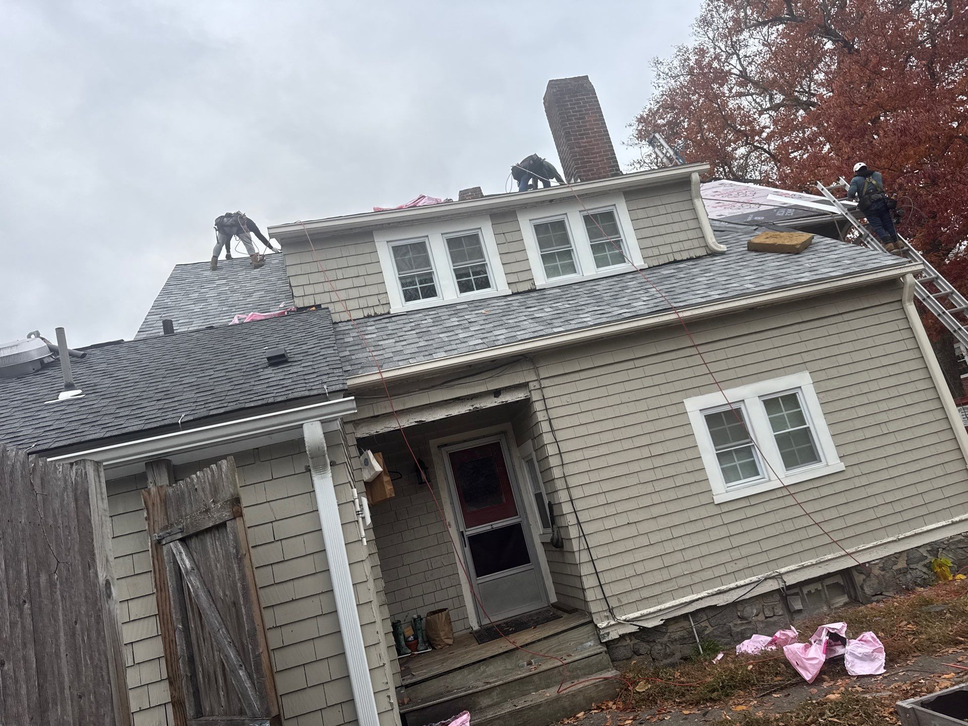 Ayer Church Complete Roof with Code-Compliant Overlay & Dual Chimney Restoration by Mighty Dog Roofing of Greater Middlesex County
