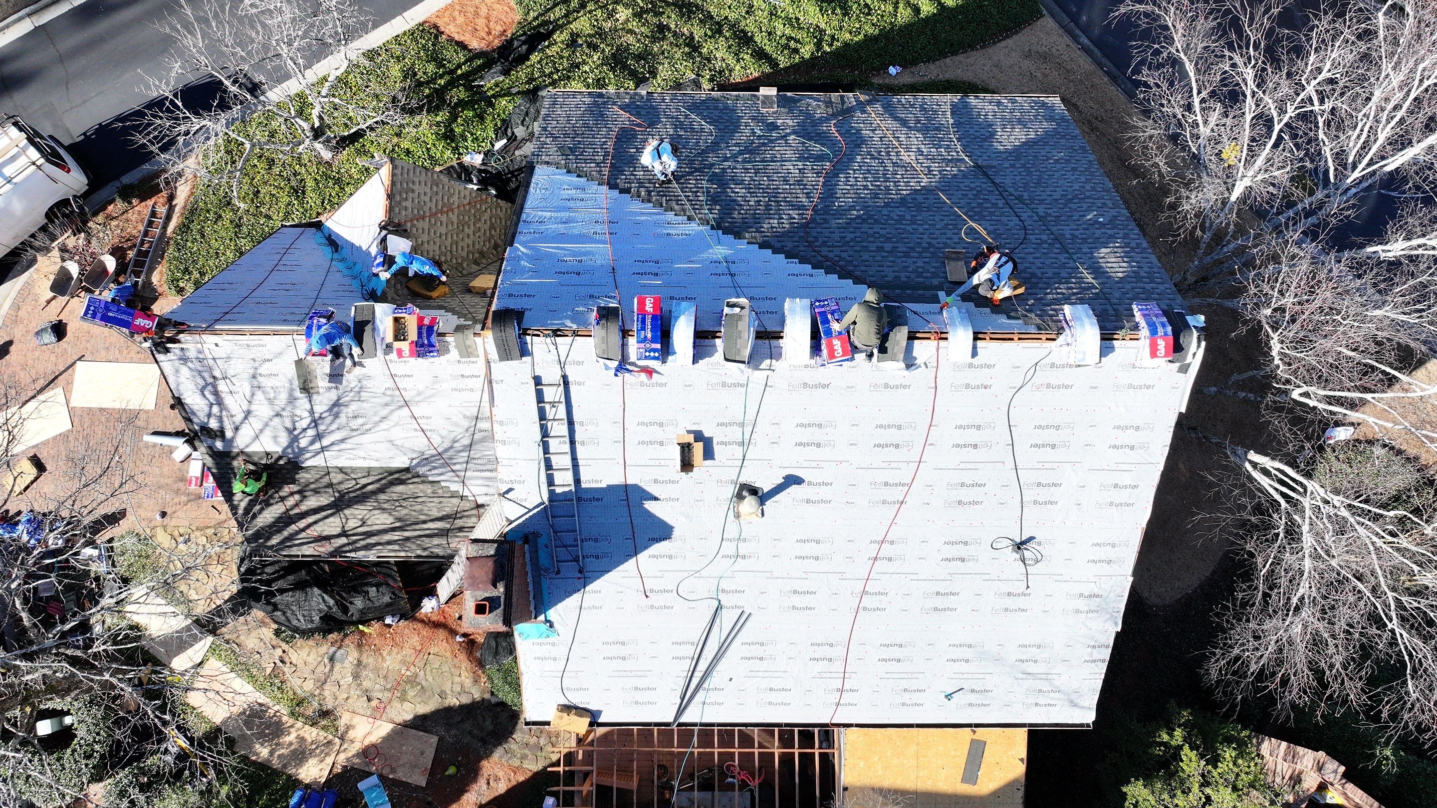 GAF Timberline HDZ in Weathered Wood by Element Pros Roofing, LLC