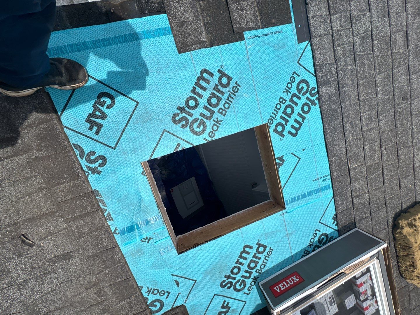 DiGIorgi does a new Velux Skylight in Stratford, CT by DiGiorgi Roofing and Siding Inc