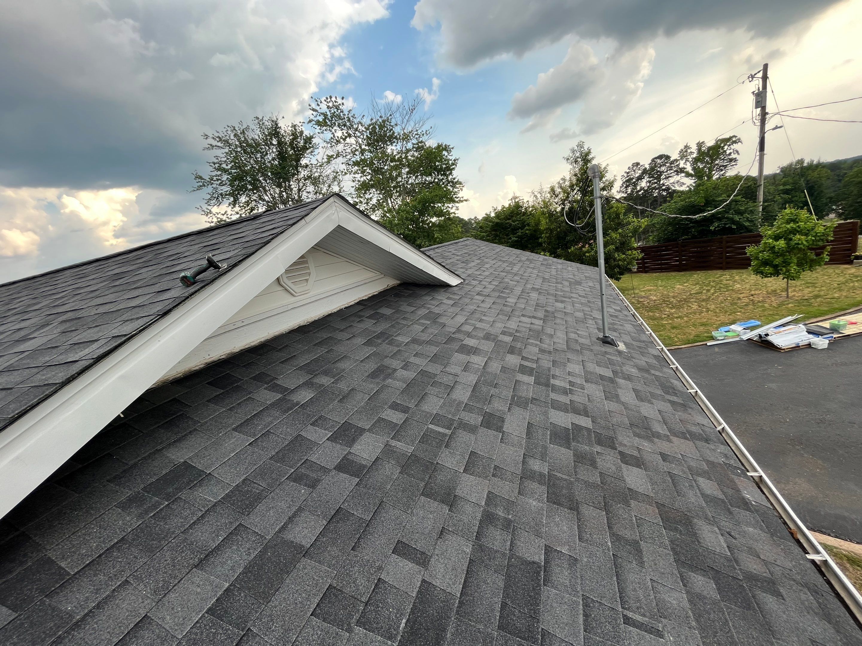 Residential Shingle Reroof using Malarkey Vista by Hostetler Roofing