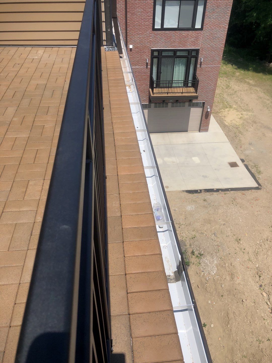 Paver install by Absolute Roofing and Construction