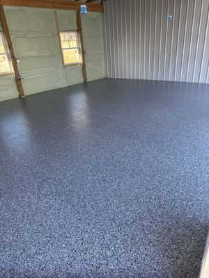Garage Floor Coating using Steamboat