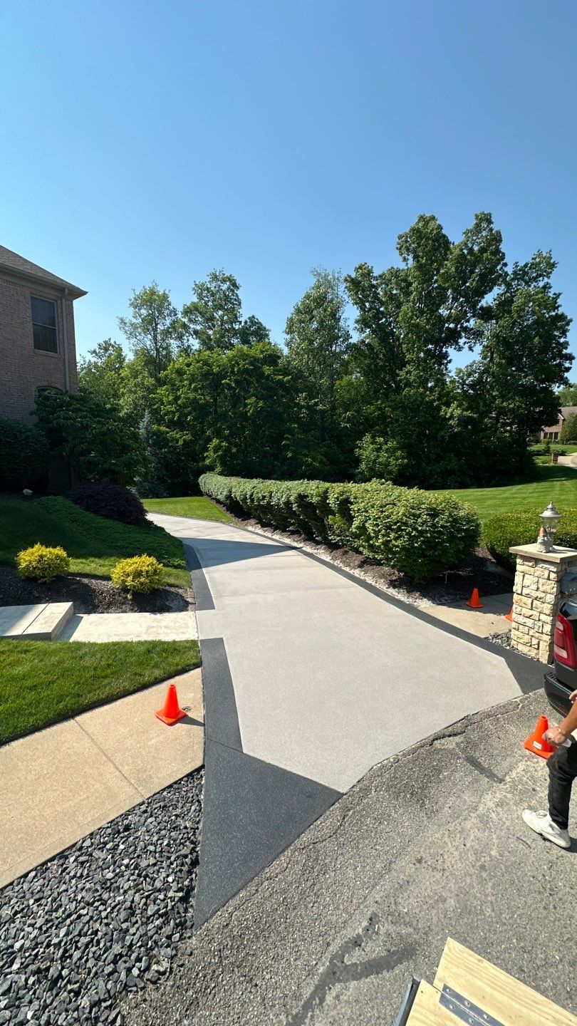 Driveway Walkway Patio Project in Canonsburg by Floors in a Day, Inc