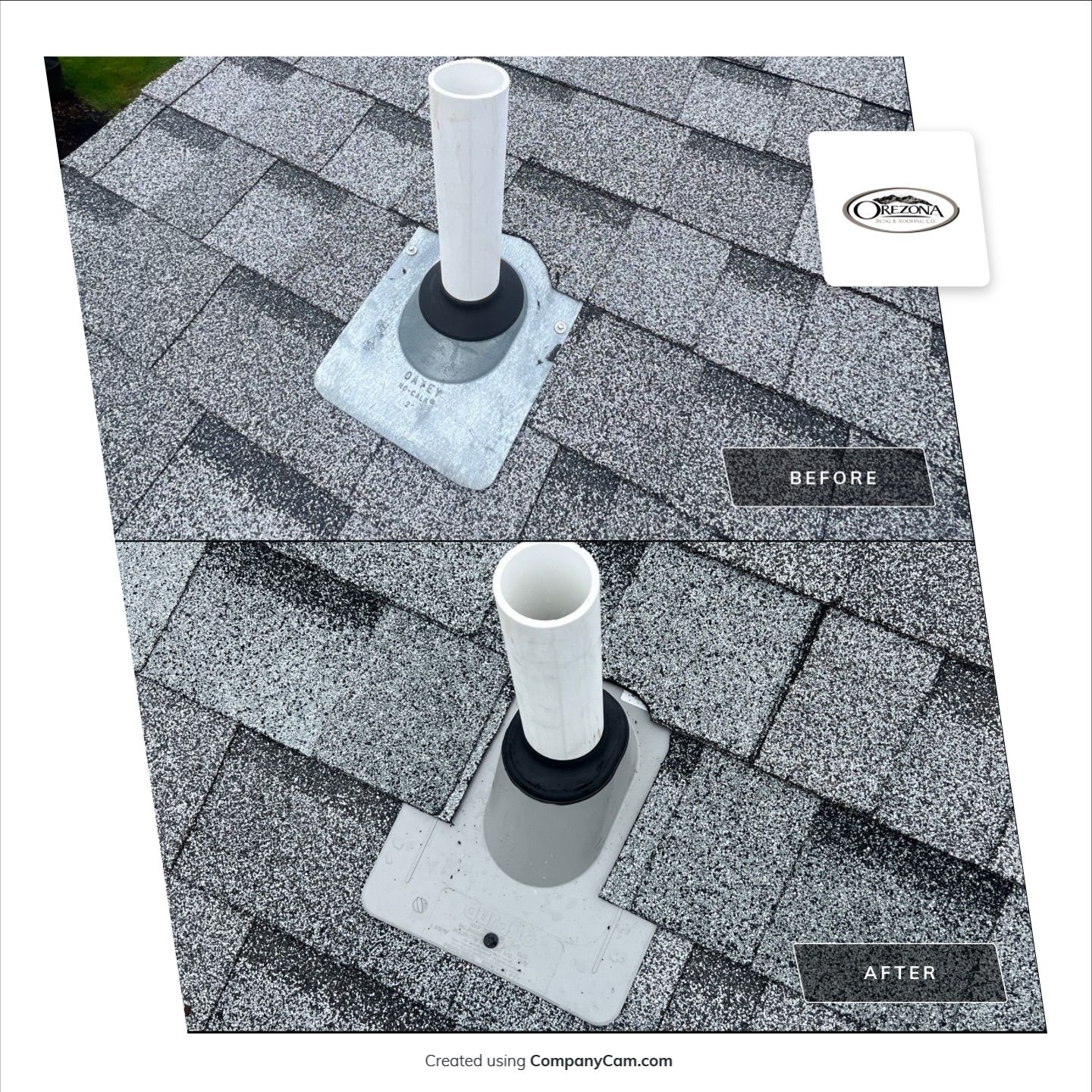 Residential Roofing Installation using IKO Cambridge (Color: Dual Grey) by Orezona Building & Roofing Company, Inc.