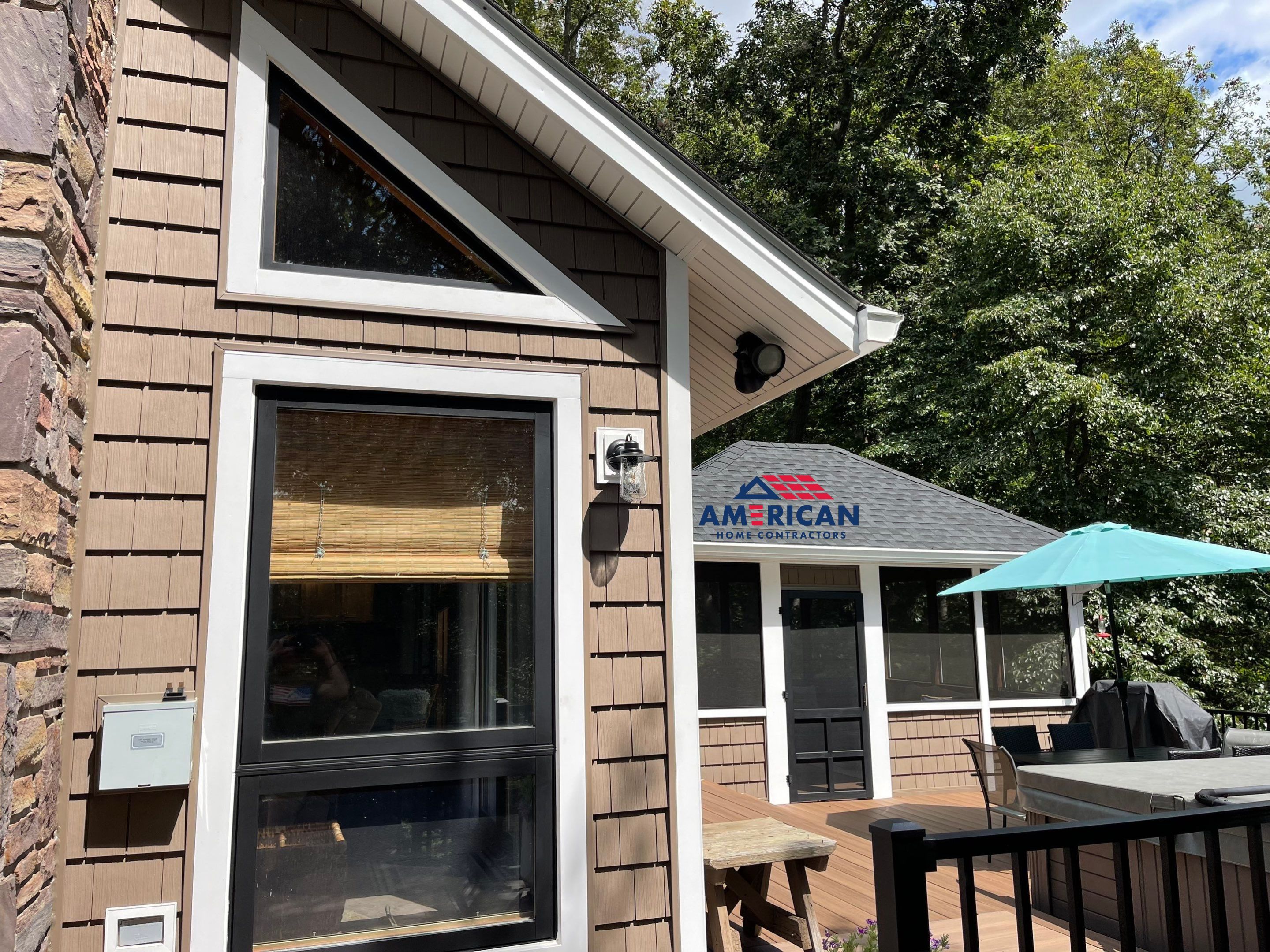 Roof, Siding, Soffit, Trim, and Gutter replacement by American Home Contractors