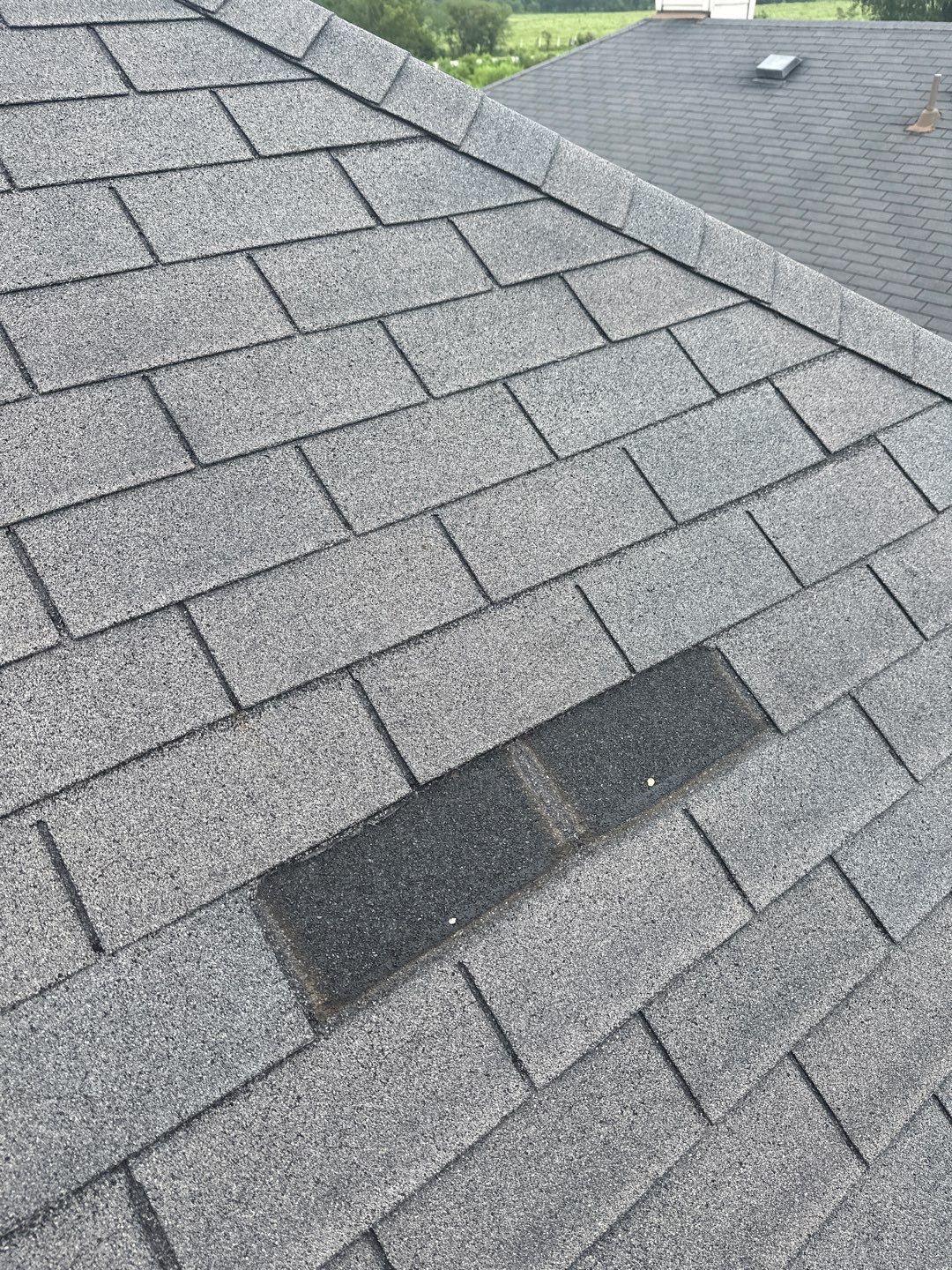 Hail Damage using Owen's Corning Duration (Lifetime) Shingles by Roof Repair Company