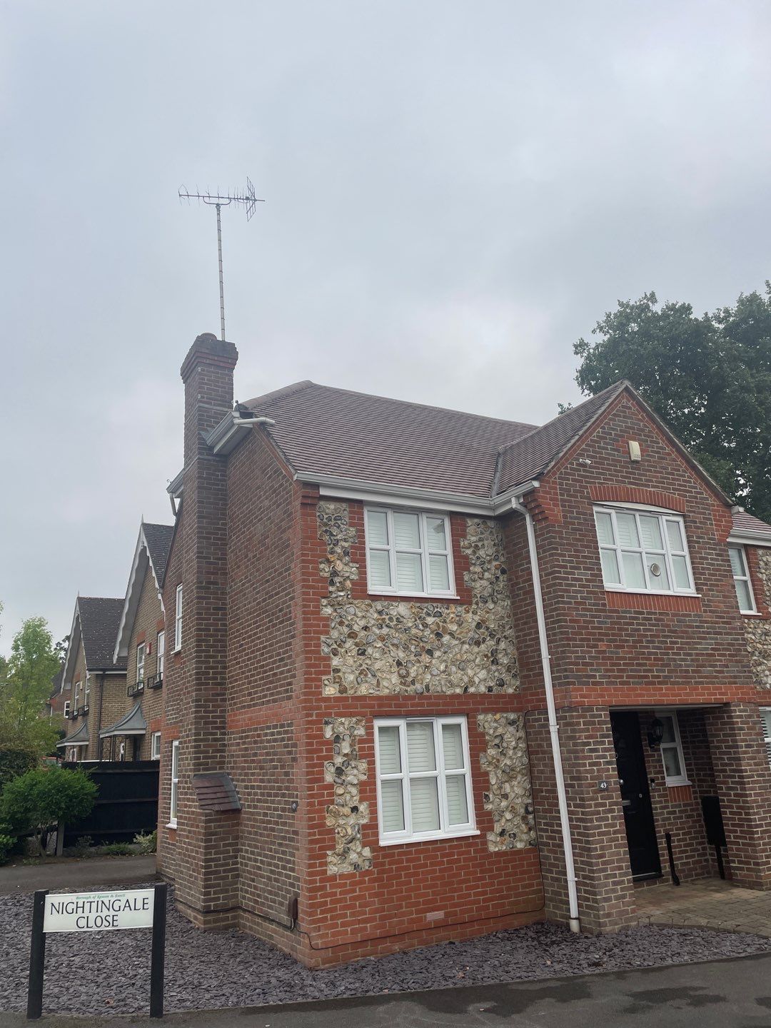 Roof -Patio -Side Path Clean using Honda 15lpm Low Pressure Washing Machine by Ges Exterior Cleaning ltd