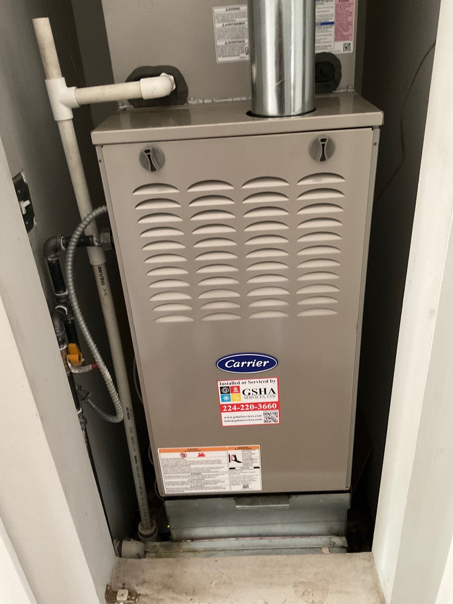 Carrier Furnace Installation and AC Installation by GSHA Services LTD