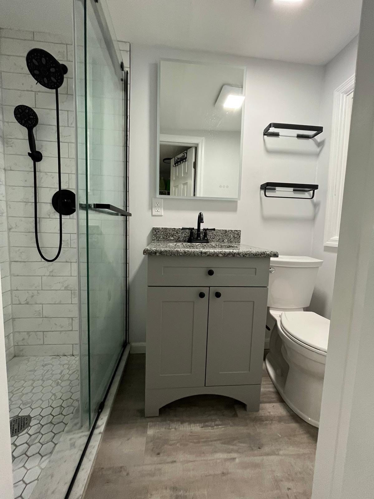 Kitchen Remodel using White Shaker by Home Concepts Construction