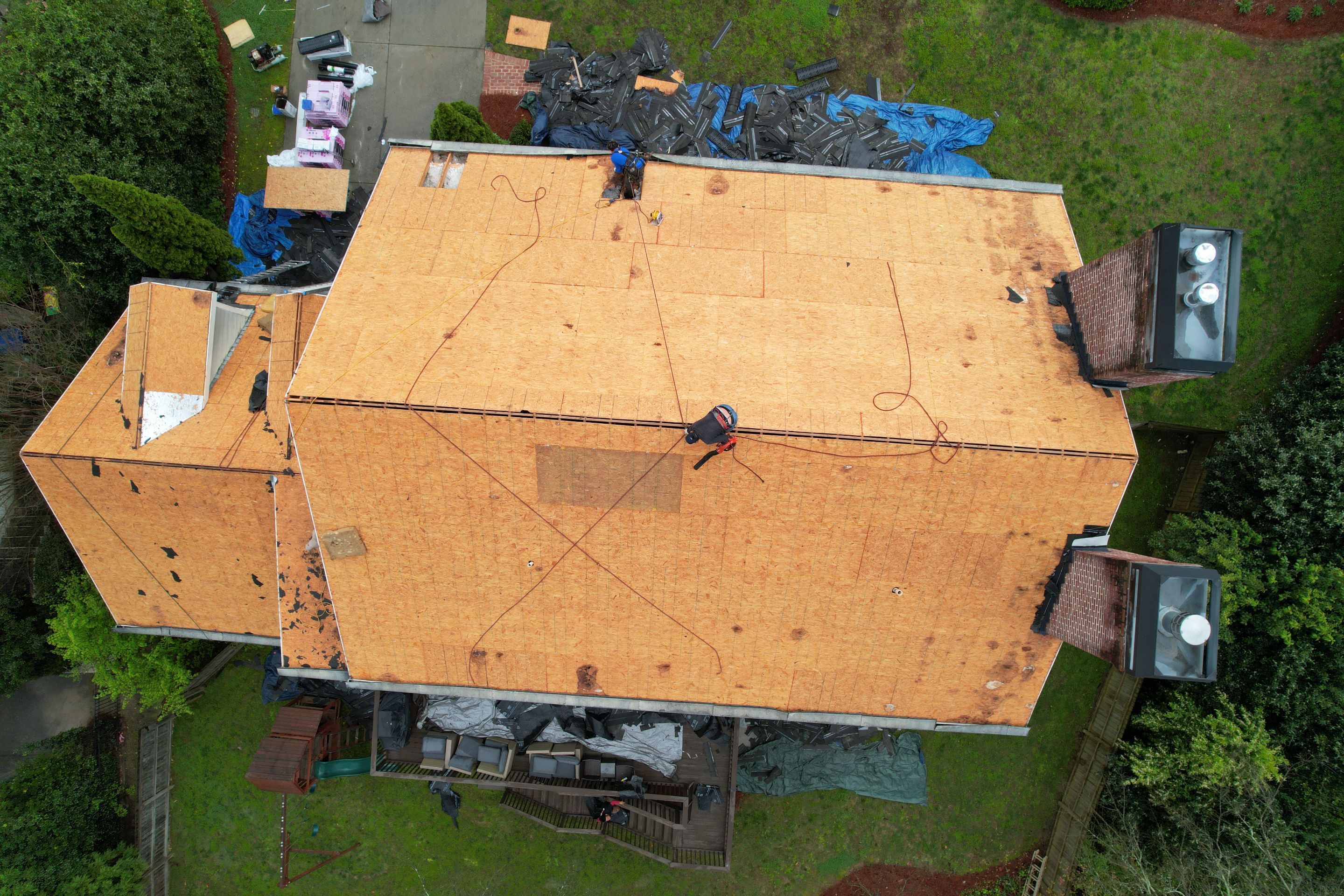 Residential Roofing Installation using Owens Corning by Inspector Roofing and Restoration