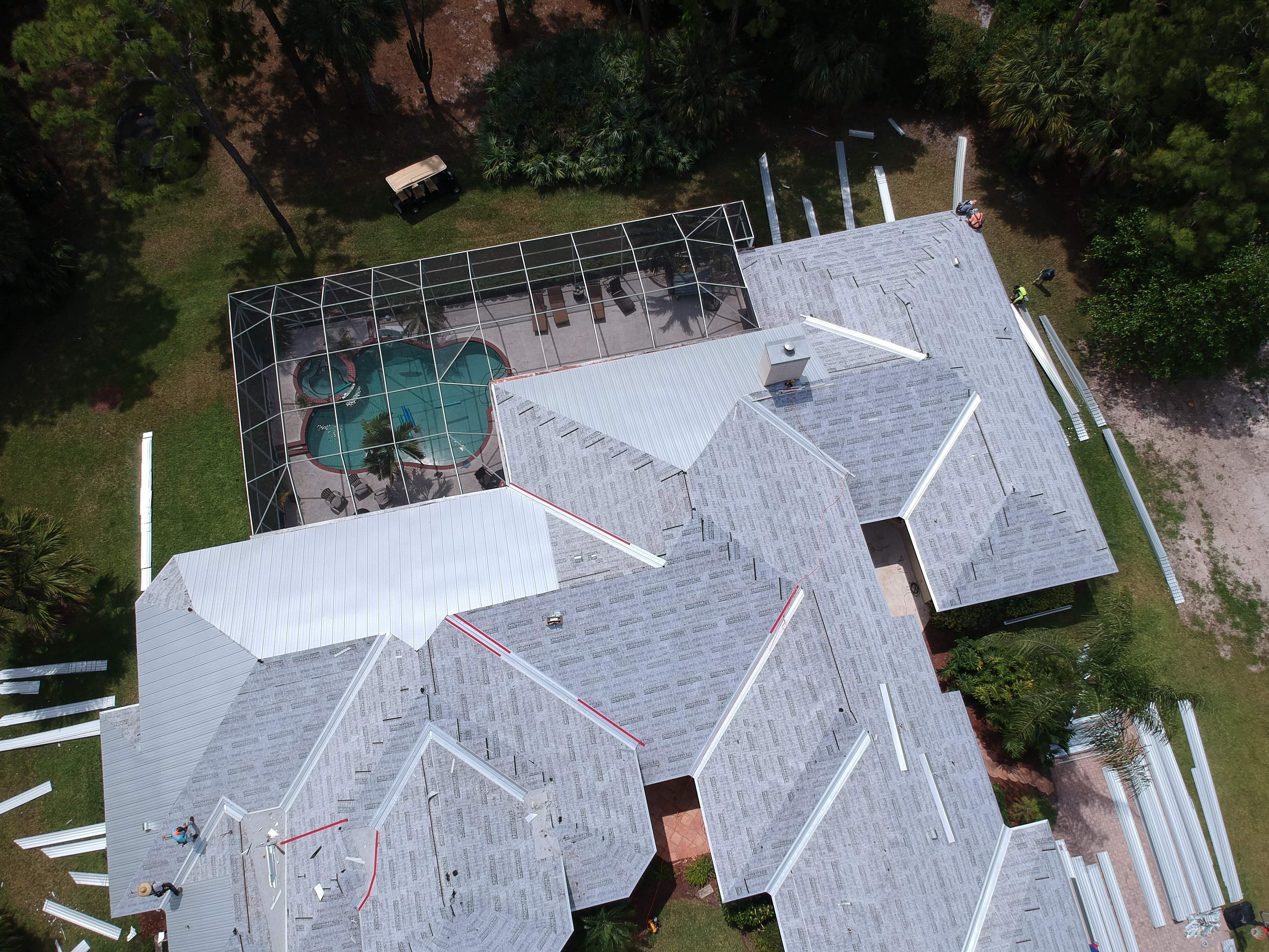 Wellington Metal roof replacement using 1" Nail strip metal roof by BLUES BROTHERS ROOFING