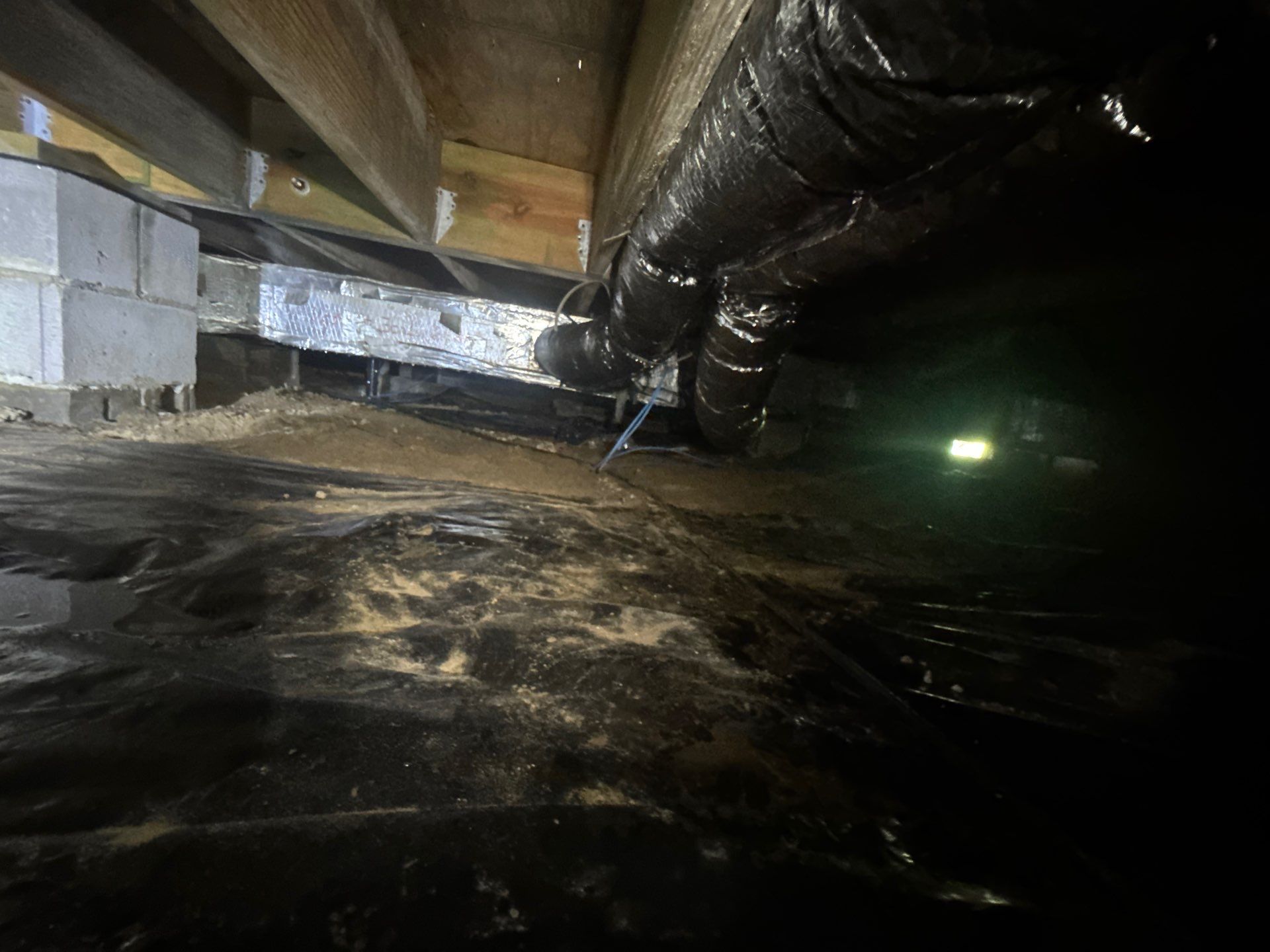 Project in Carrsville by Patriot Crawl Space Repairs