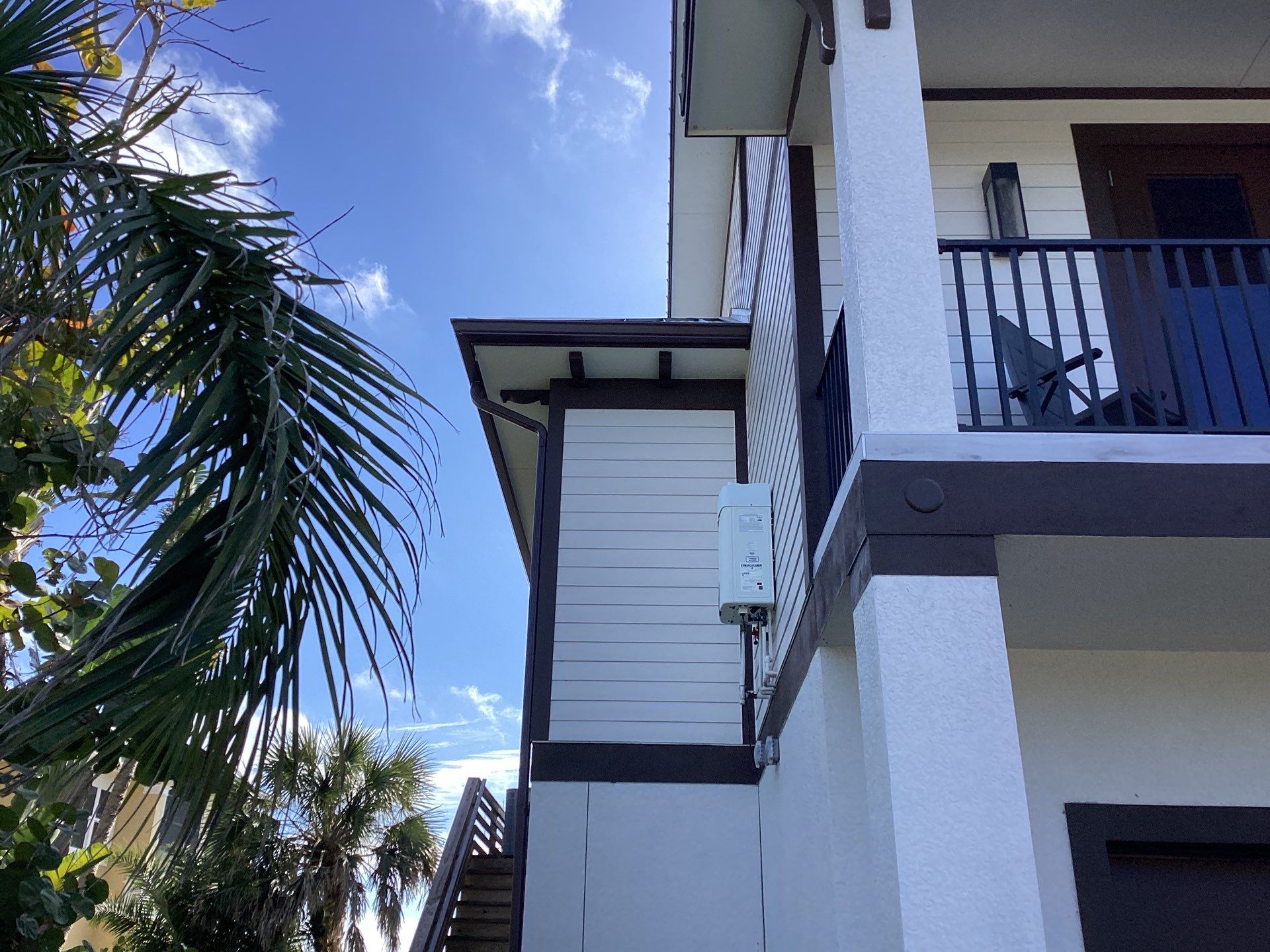 Brown Gutter Installation in Sanibel FL by Gutter Professors