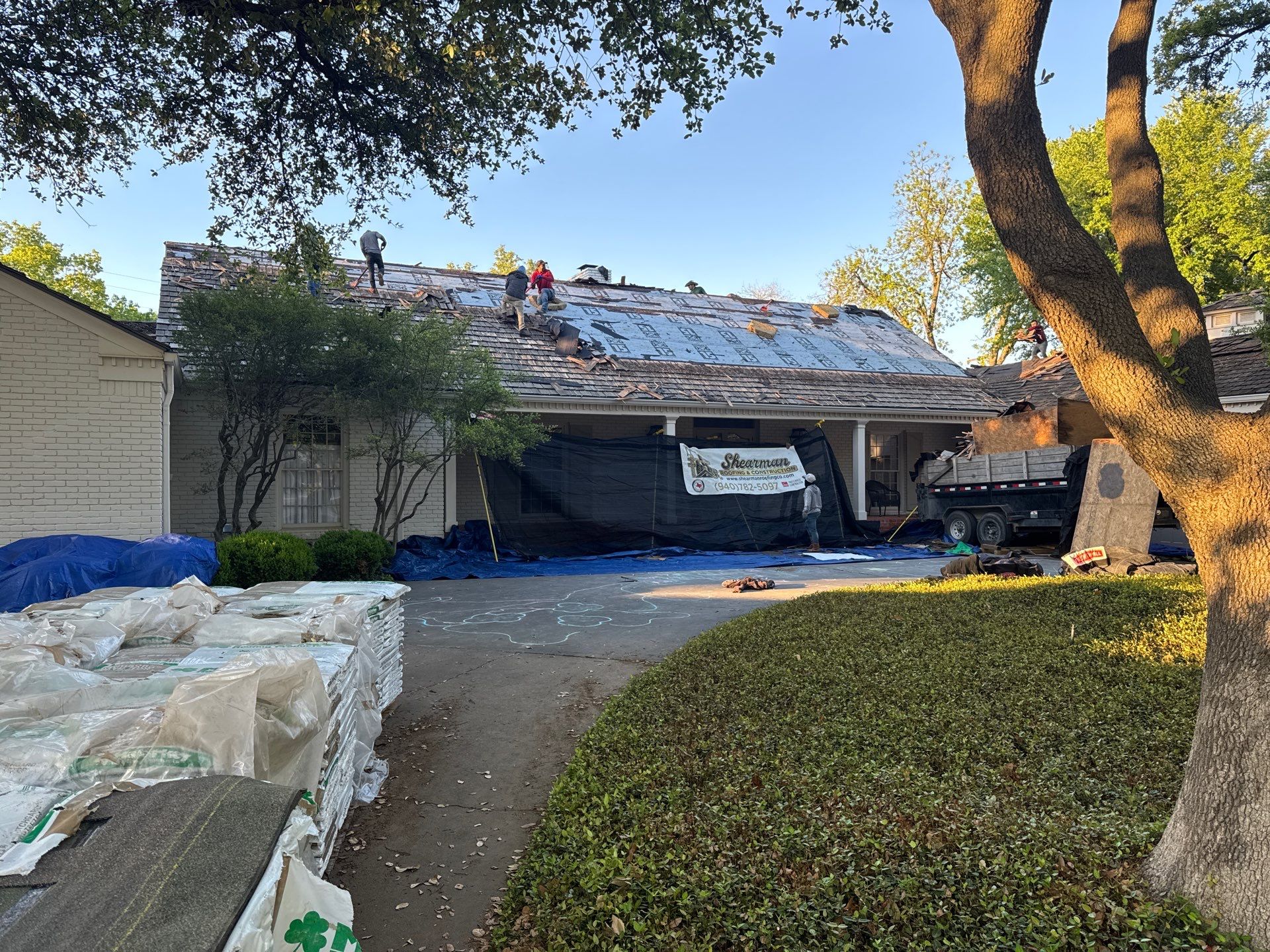 Wichita Falls Roof Replacement Featuring Malarkey Windsor Architectural Shingles by Shearman Roofing & Construction