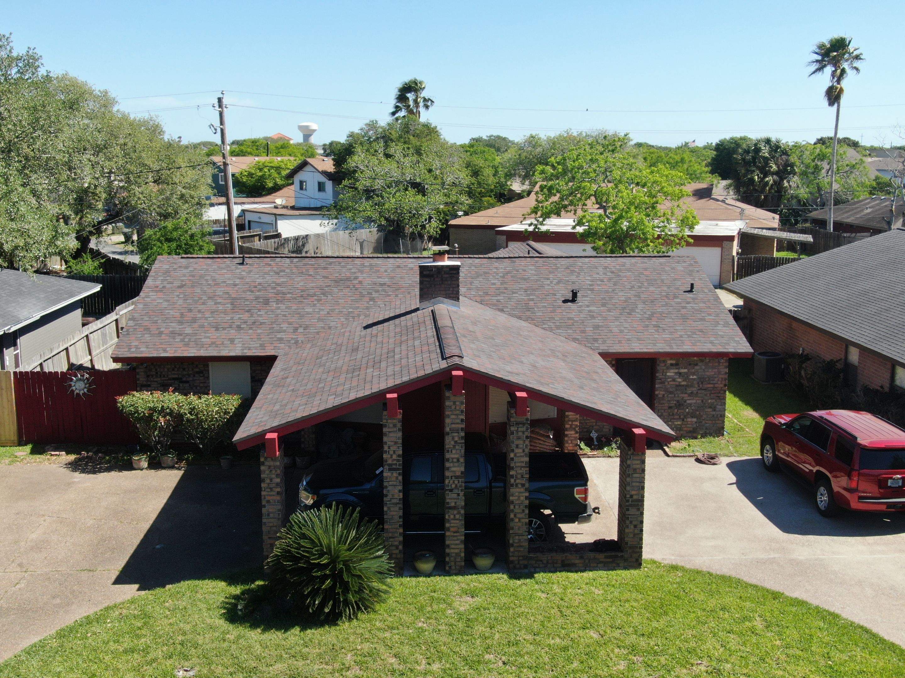 She looks good in Red by Bayfront Roofing and Construction