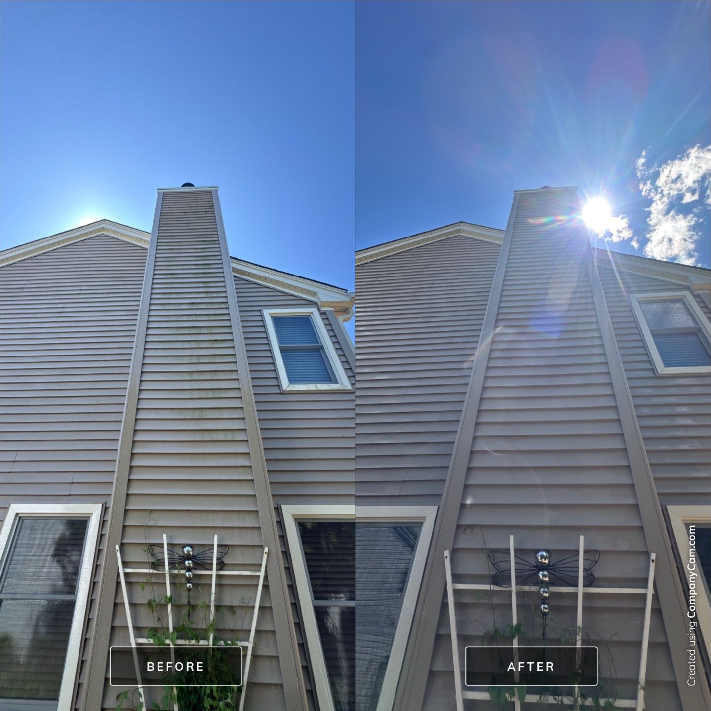 Project in Elk Grove Village by Simmons Power & Soft Washing