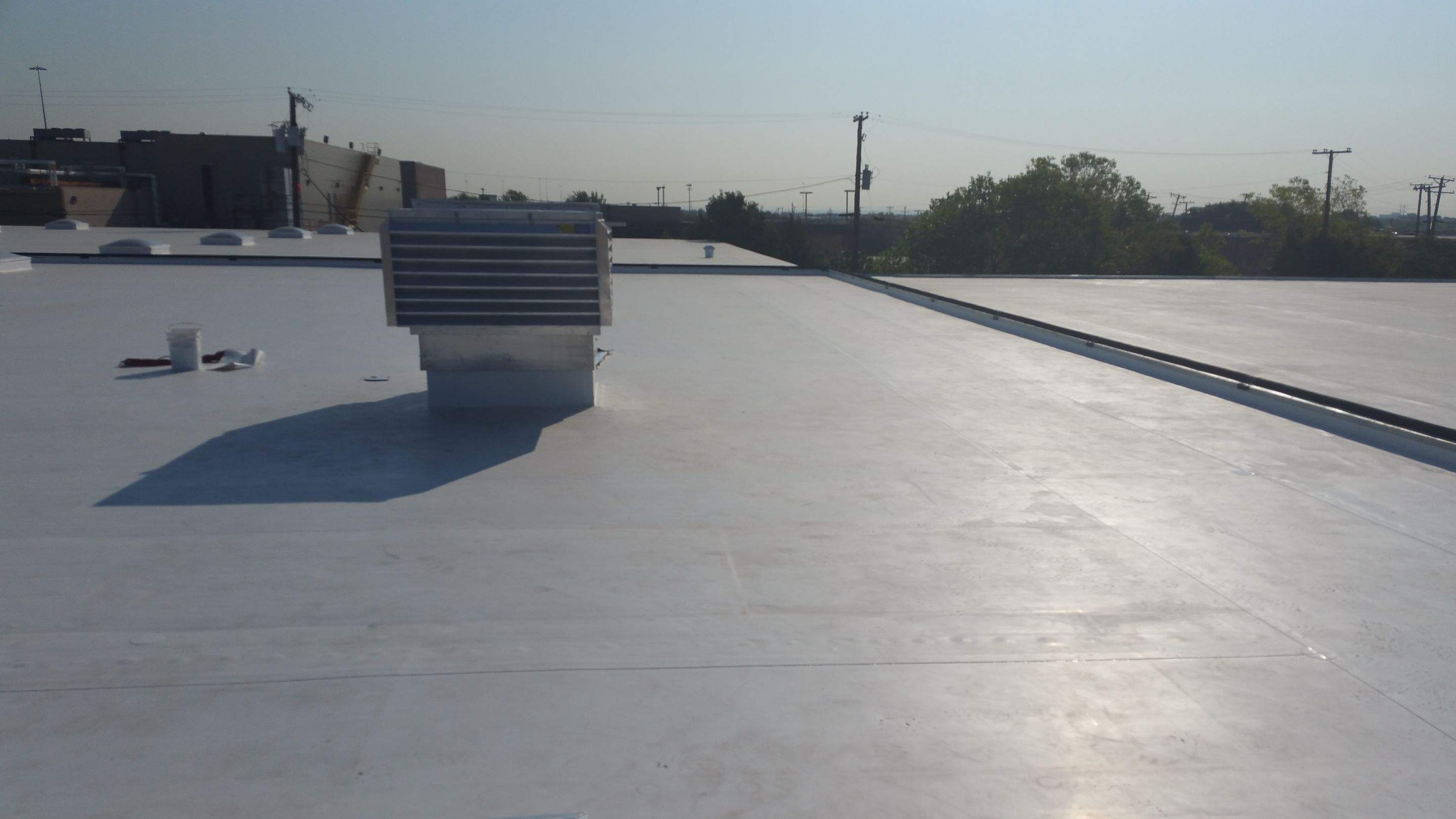 Massive Storm Damage Project - Factory in Arlington by First United Roofing & Construction