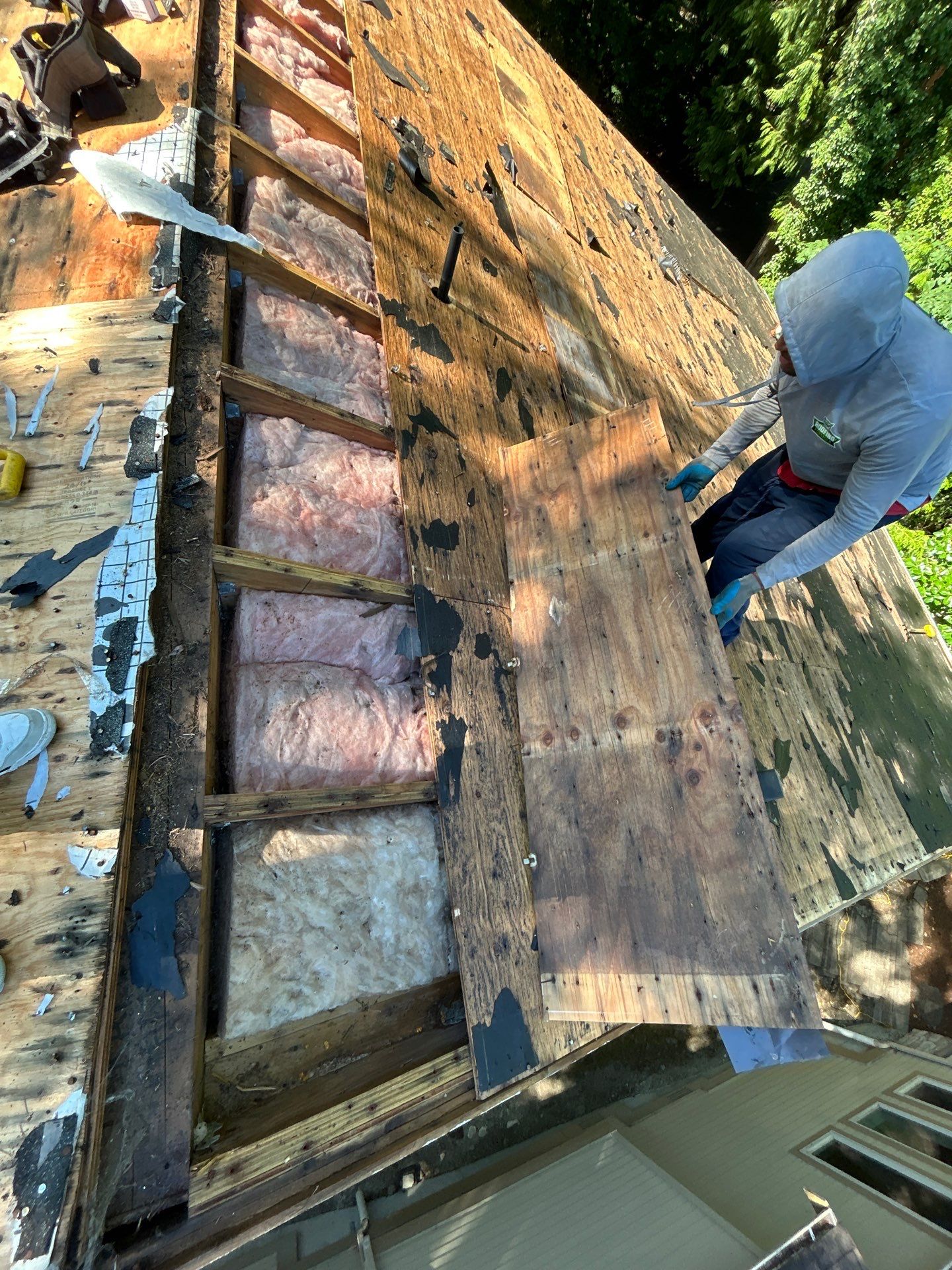 Residential Roofing Installation using GAF HDZ Shingles by Roofing Formula LLC