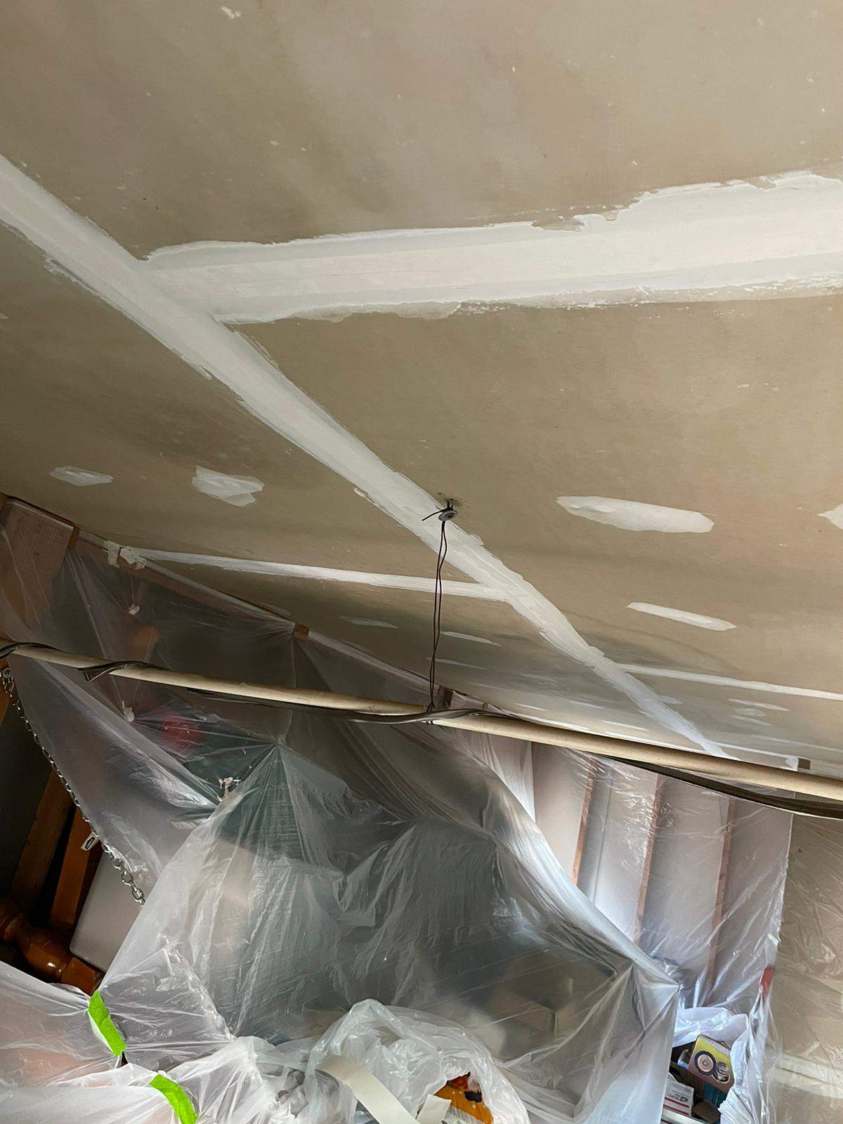 Roof replacement and interior repair by hail and wind damage by Just Brilliant Restoration JBR