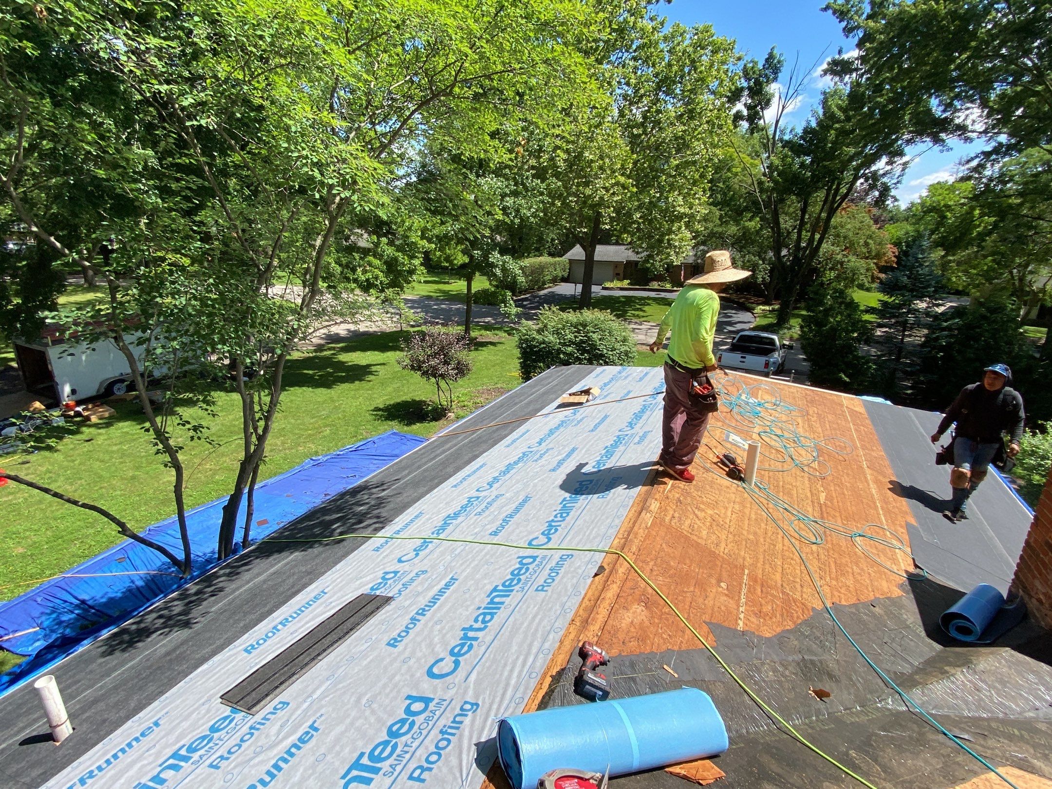 Roof Replacement using CertainTeed Landmark by 180 Contractors