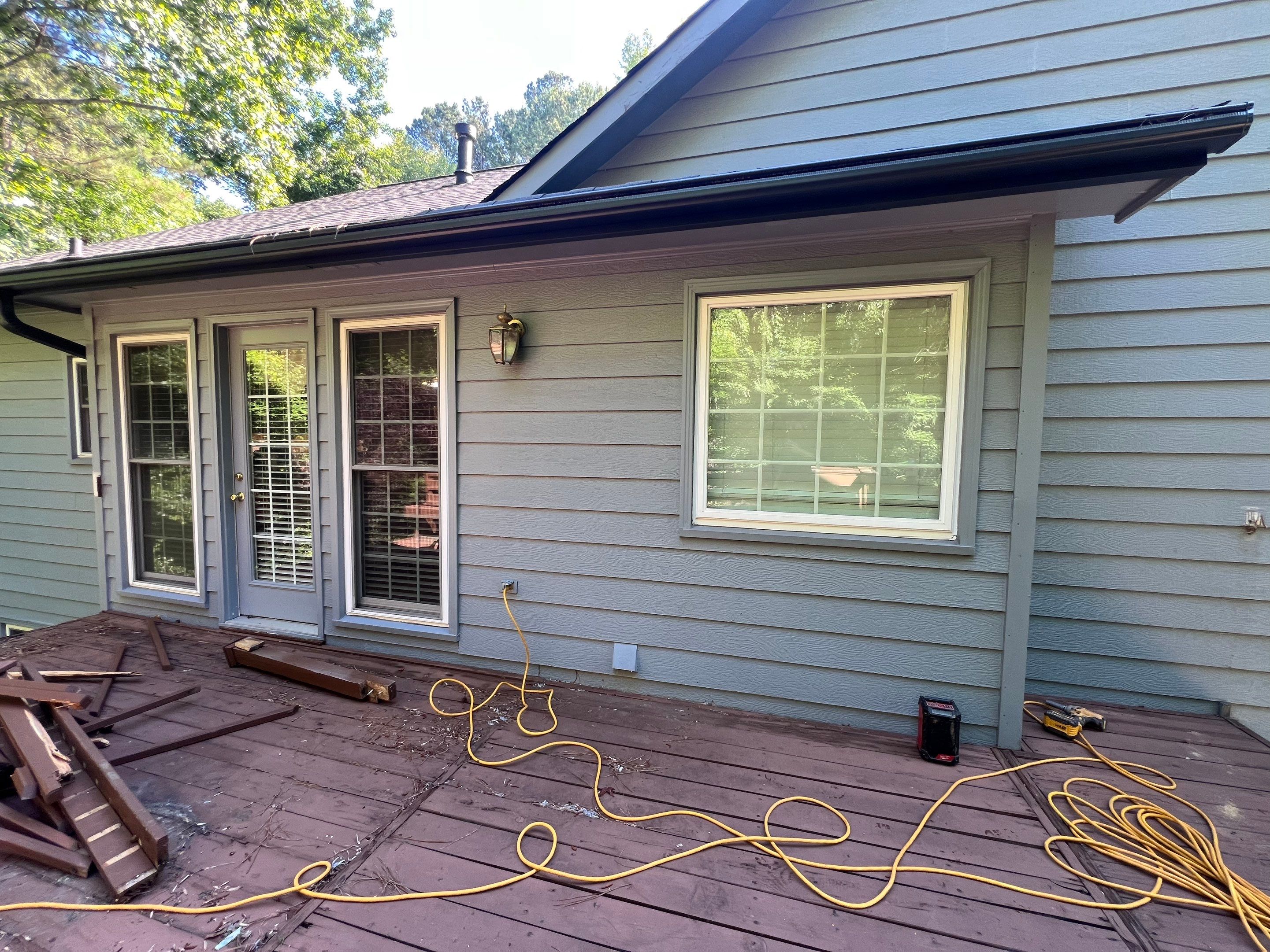Pressure-Treated Wood Deck Replacement and Staircase Installation in Kennesaw by Swift Home Renovations